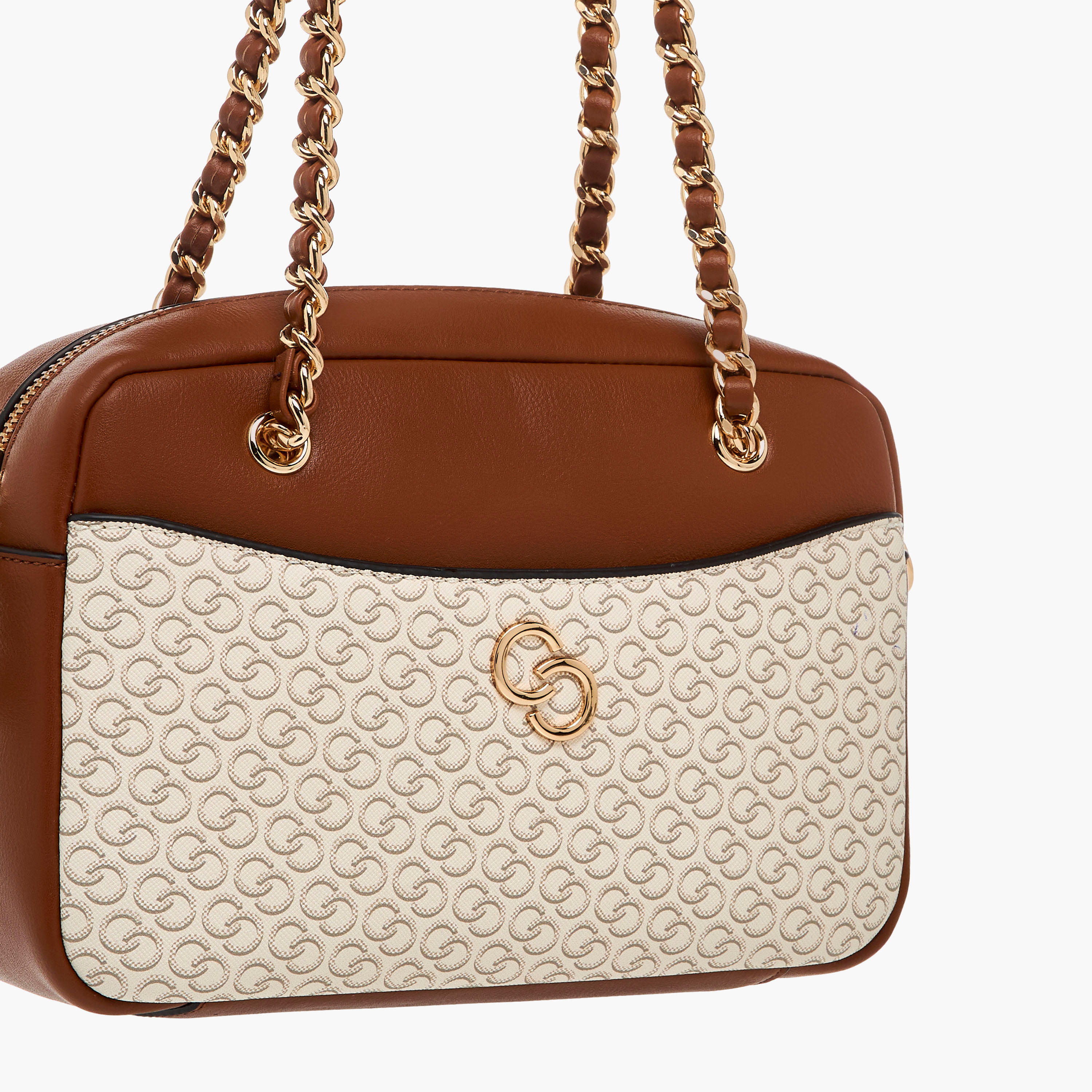 Celeste Monogram Print Crossbody Bag with Detachable Strap and Zip Closure-women-bagsandwallets-handbags-image-5