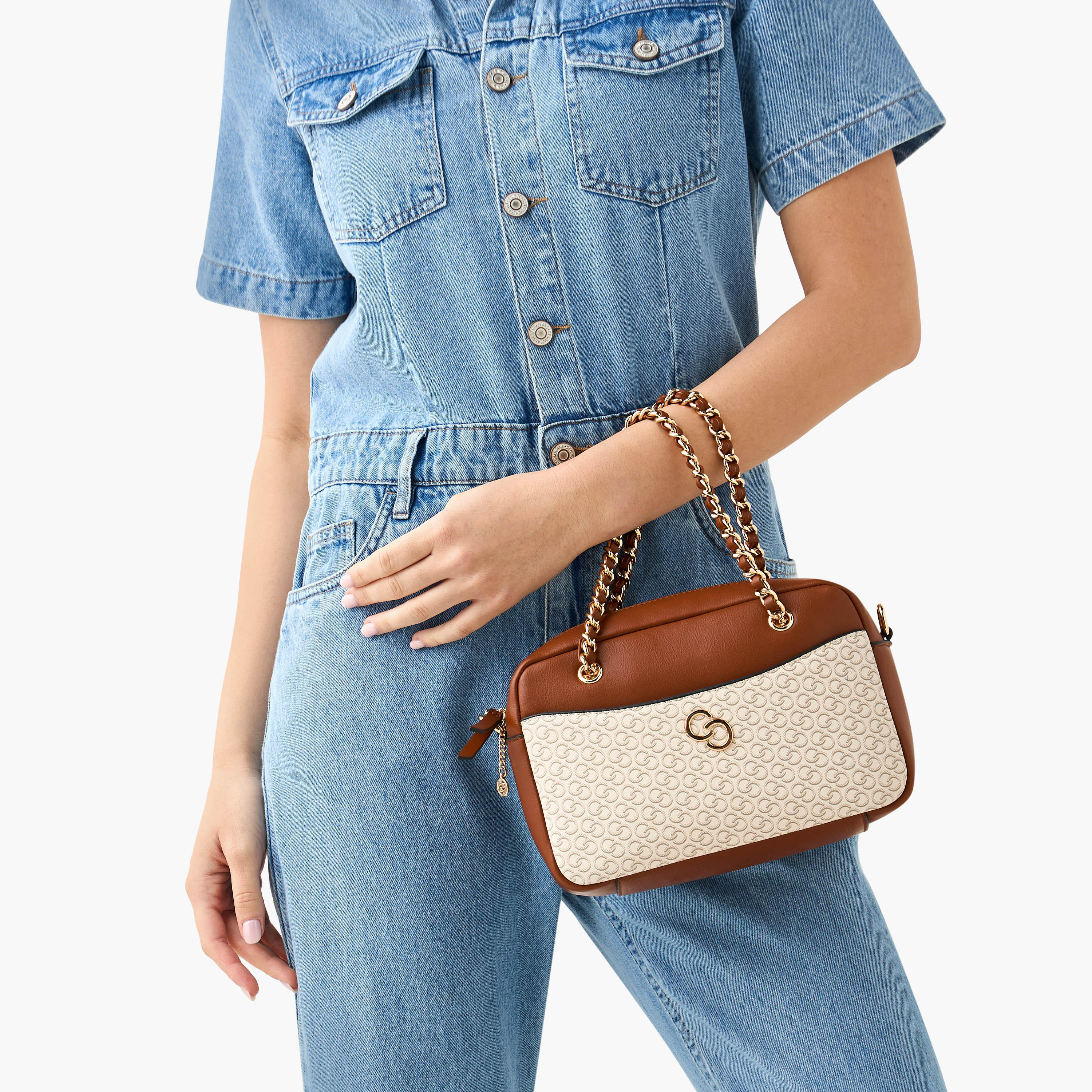 Celeste Monogram Print Crossbody Bag with Detachable Strap and Zip Closure-women-bagsandwallets-handbags-image-8
