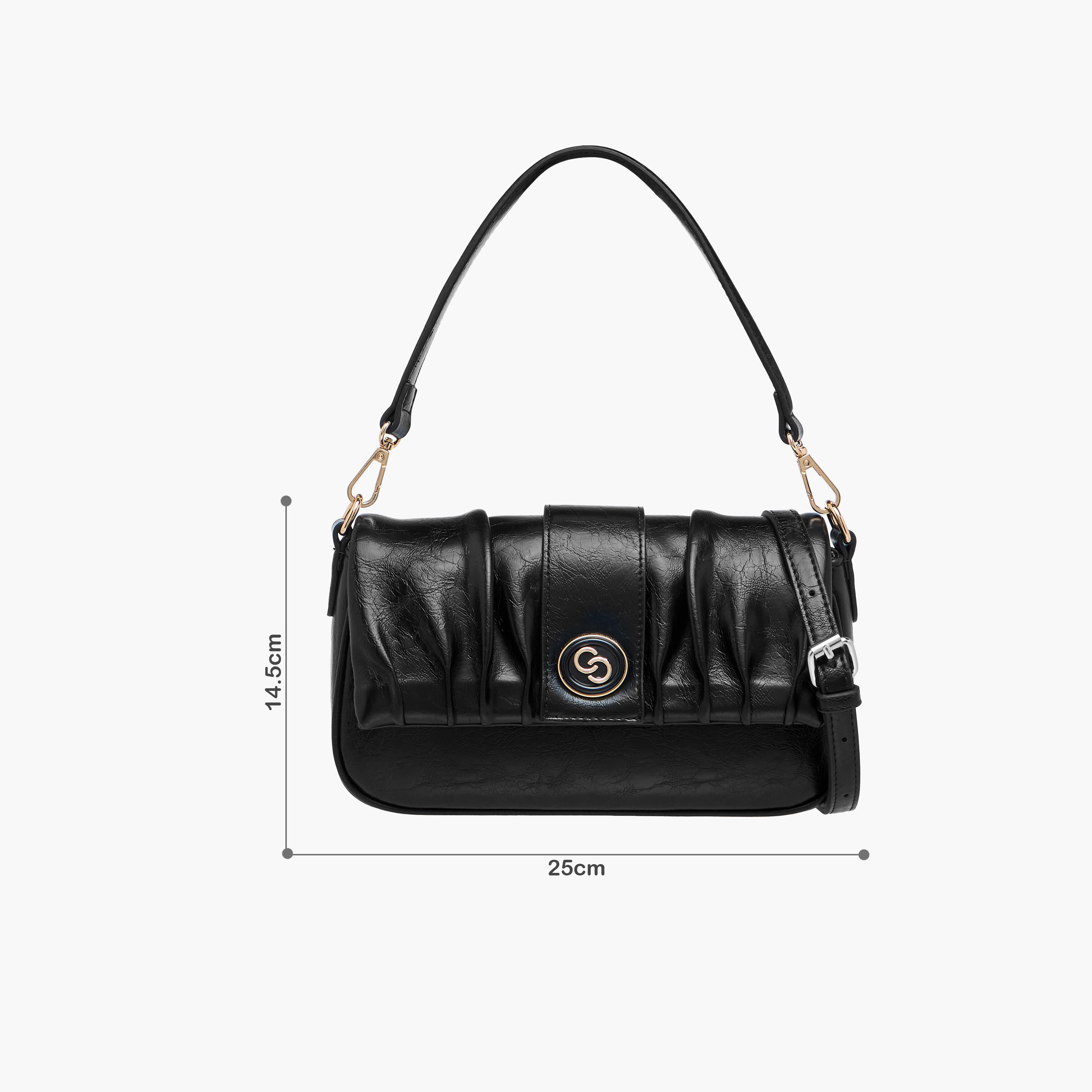 شنطة كروس بودي بكسرات وزر إغلاق مغناطيسي من سيليست-women-bagsandwallets-handbags-image-2