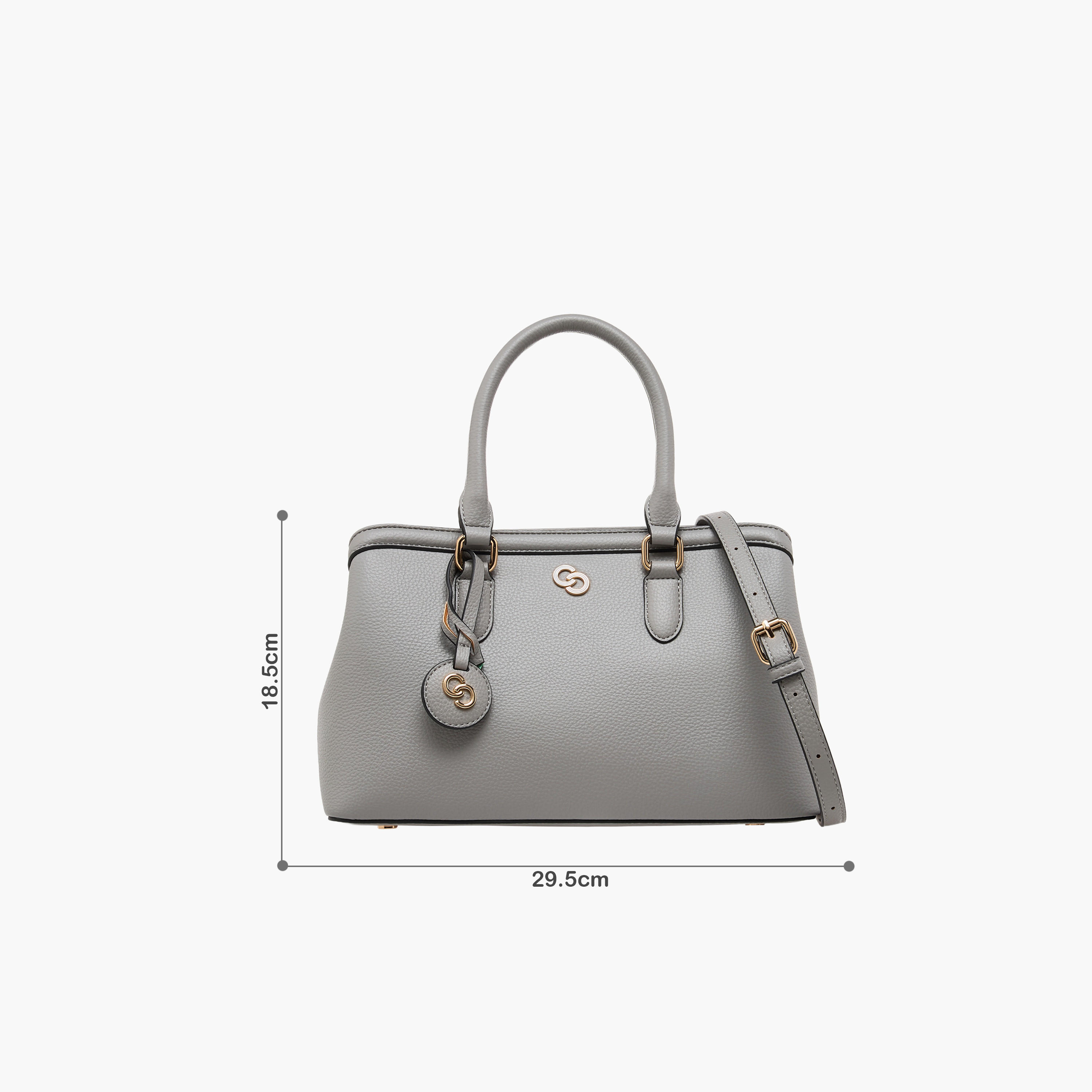 Celeste Solid Tote Bag with Adjustable Strap and Zip Closure-women-bagsandwallets-handbags-image-2