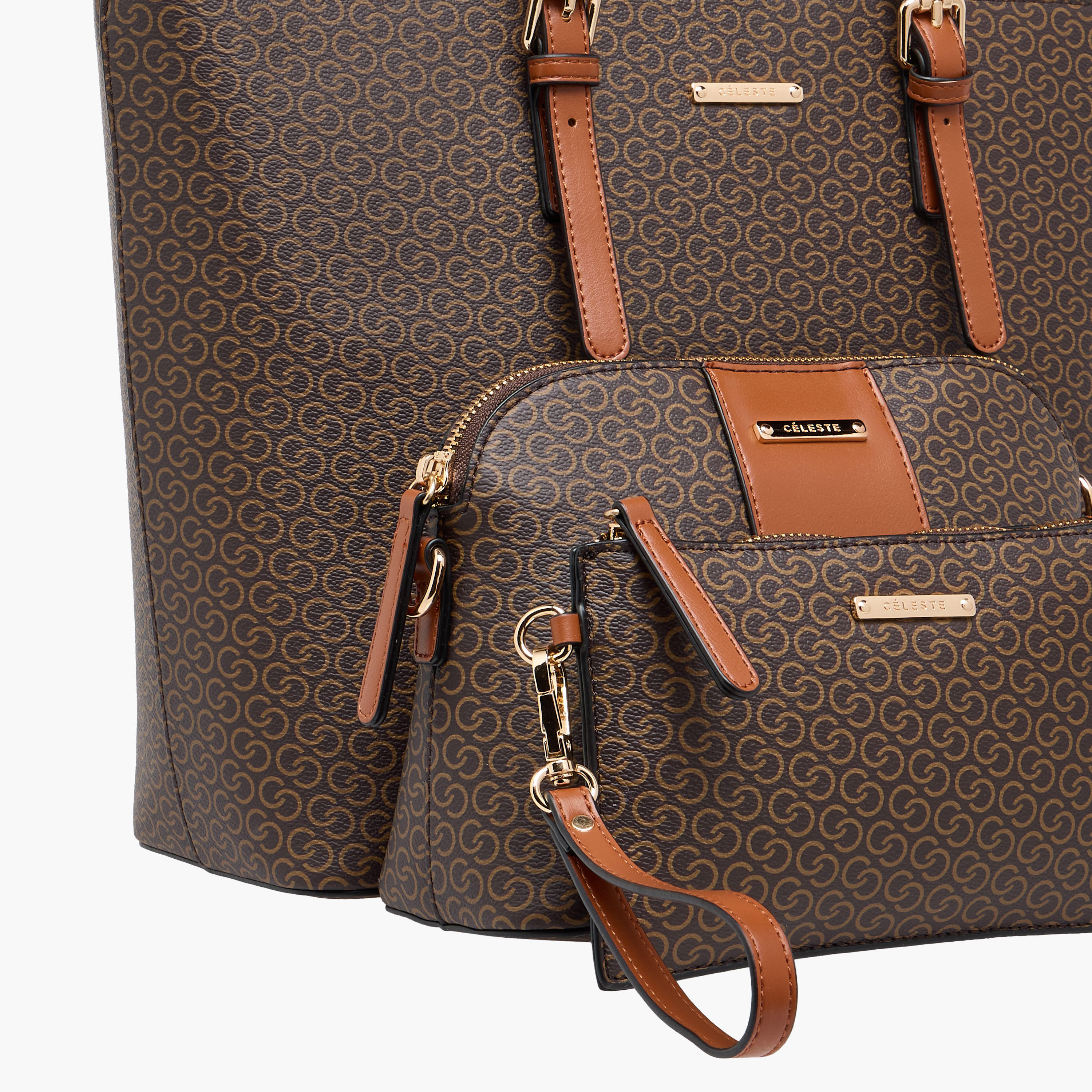 Celeste 3-Piece Monogram Print Bag Set-women-bagsandwallets-handbags-image-7