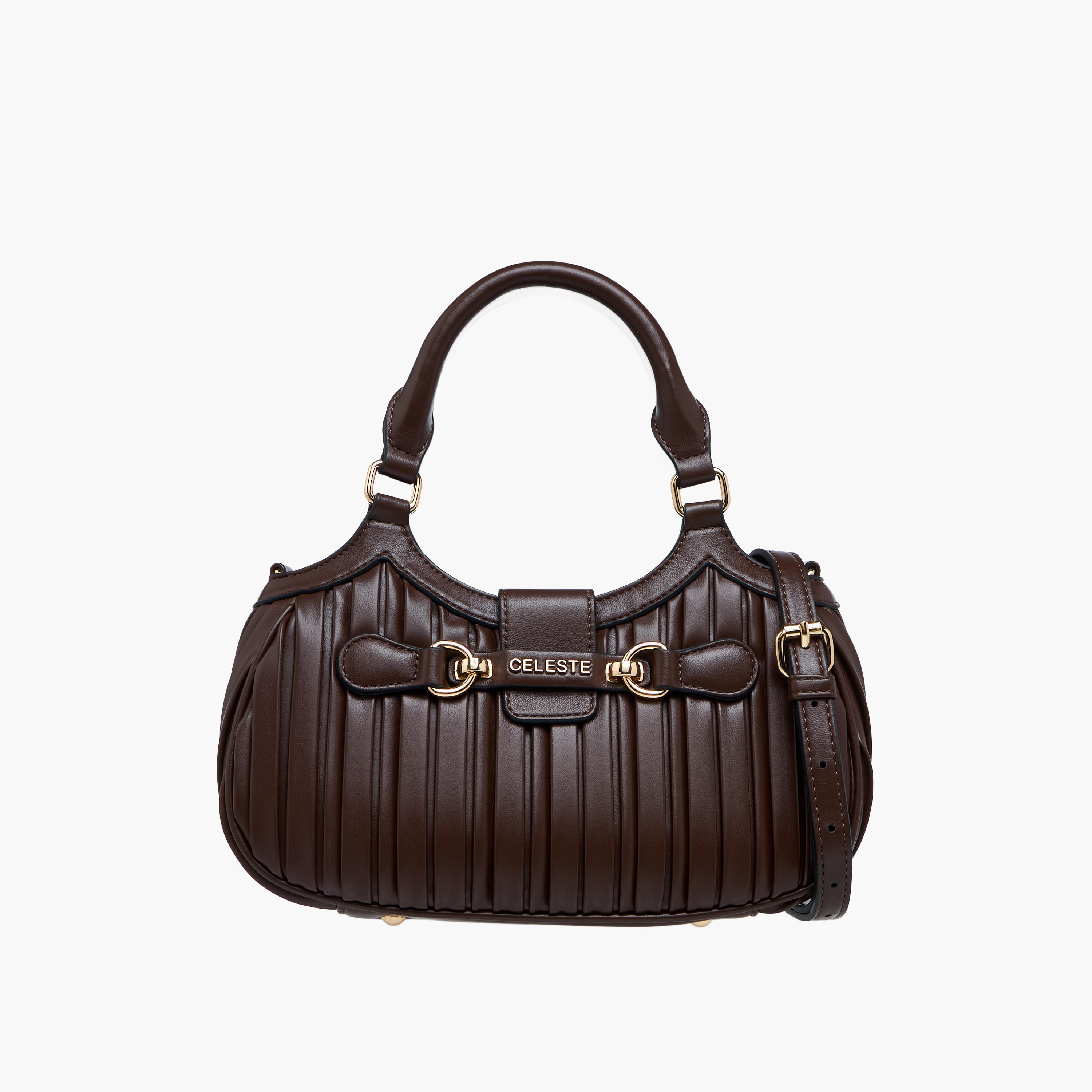 Celeste Pleated Tote Bag with Zip Closure-women-bagsandwallets-handbags-image-1