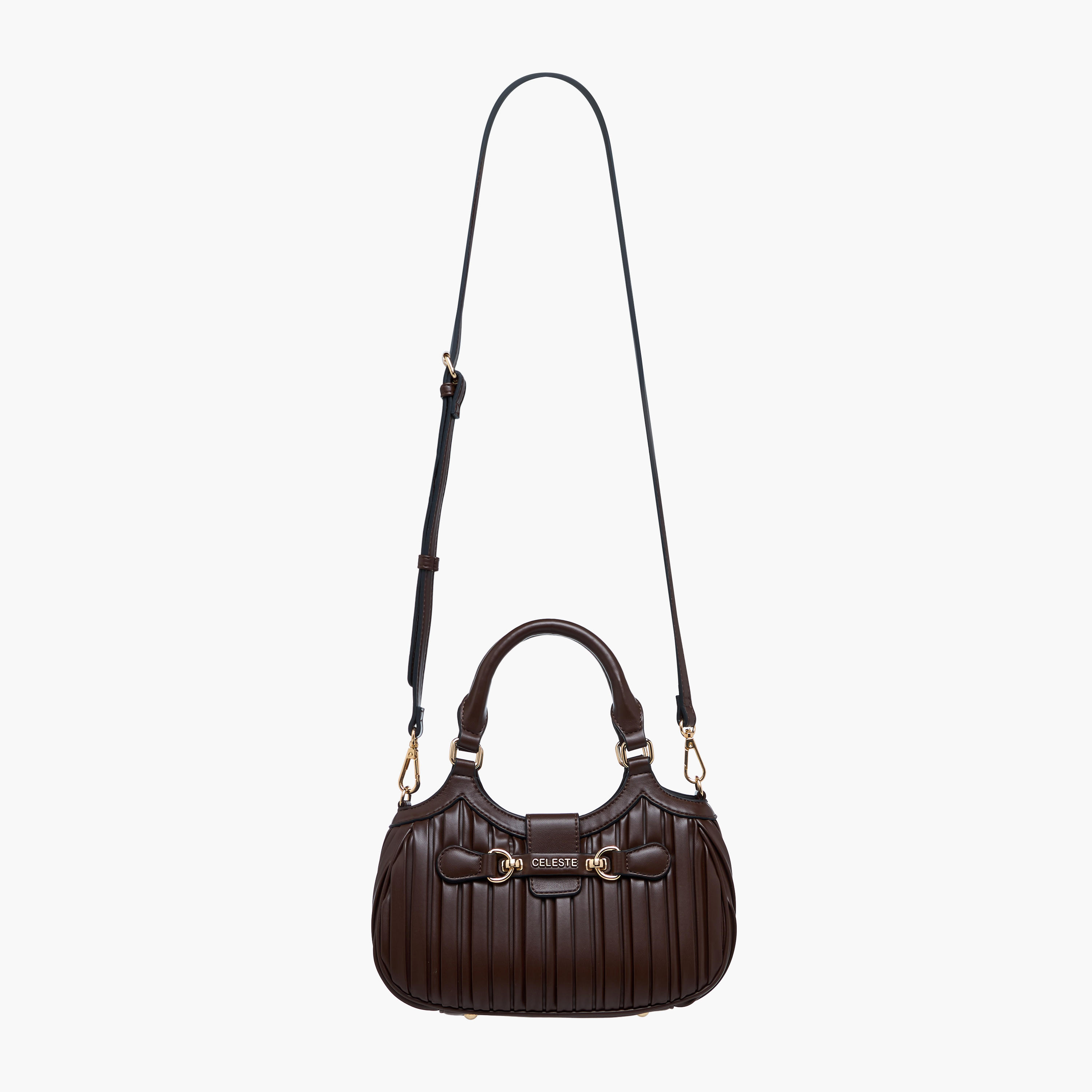 Celeste Pleated Tote Bag with Zip Closure-women-bagsandwallets-handbags-image-3