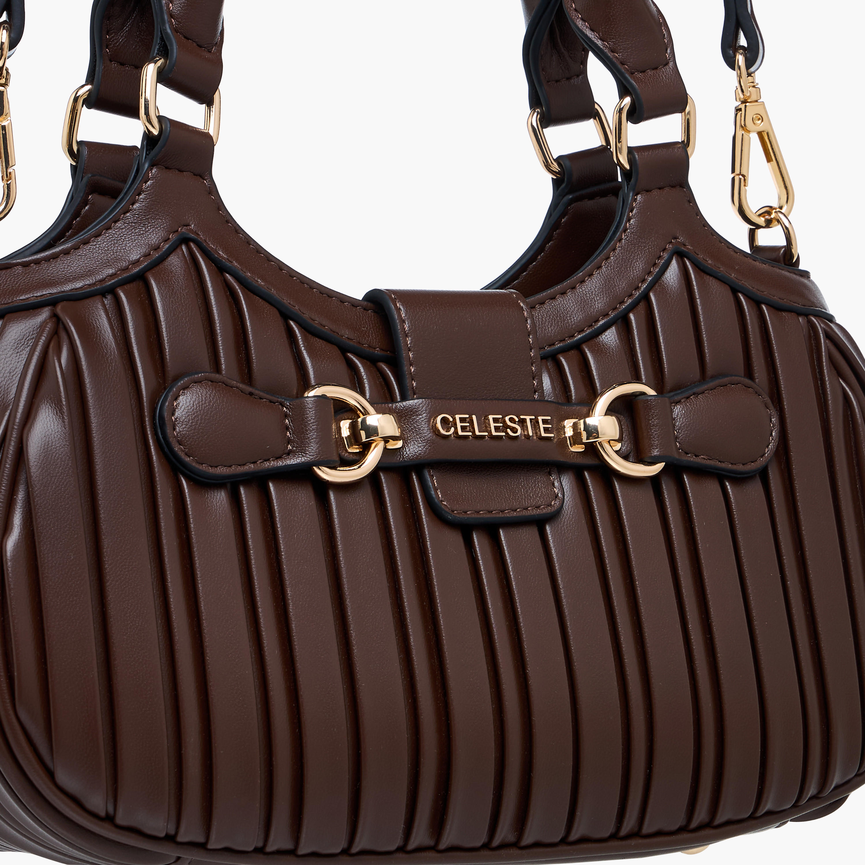 Celeste Pleated Tote Bag with Zip Closure-women-bagsandwallets-handbags-image-5