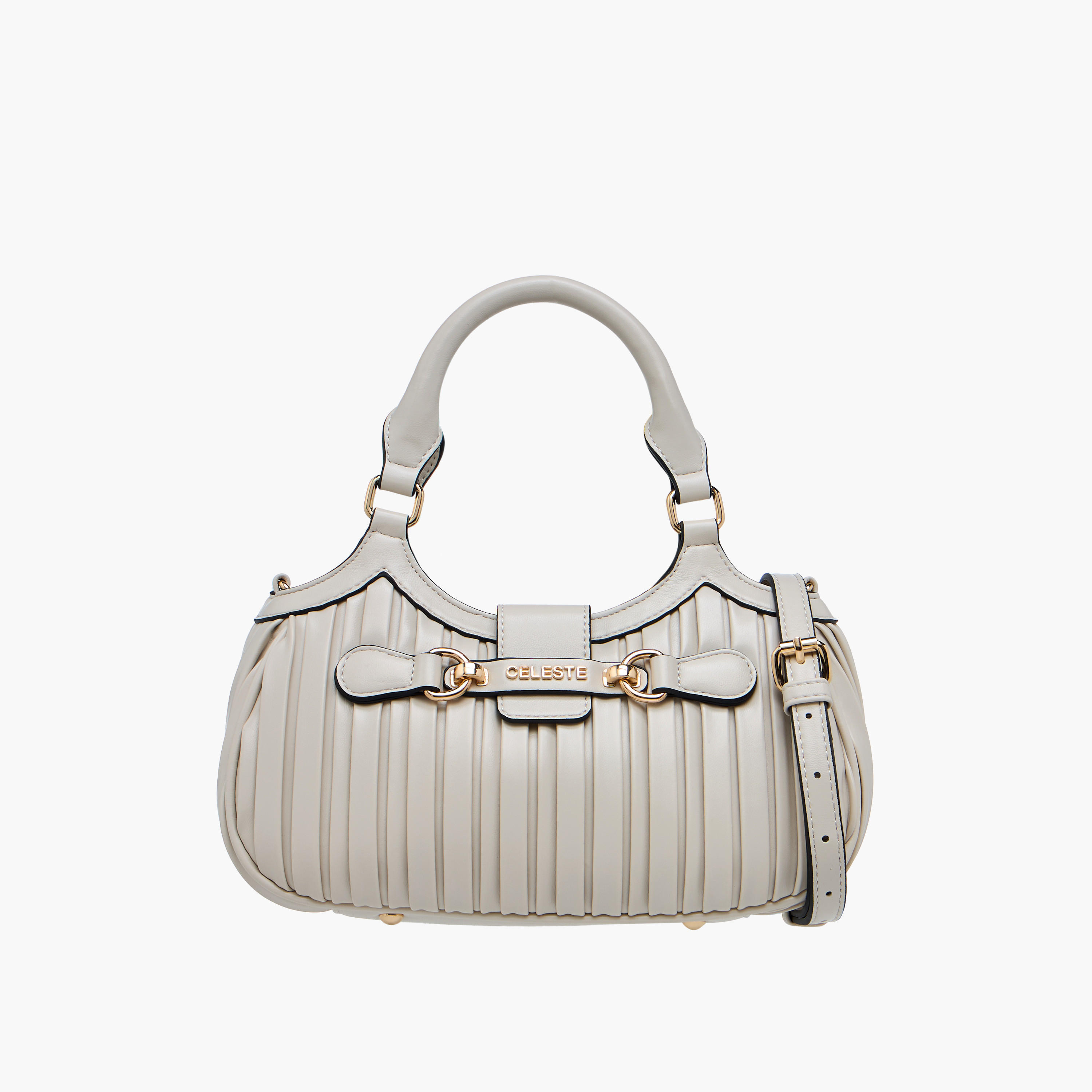 Celeste Pleated Tote Bag with Zip Closure-women-bagsandwallets-handbags-image-1