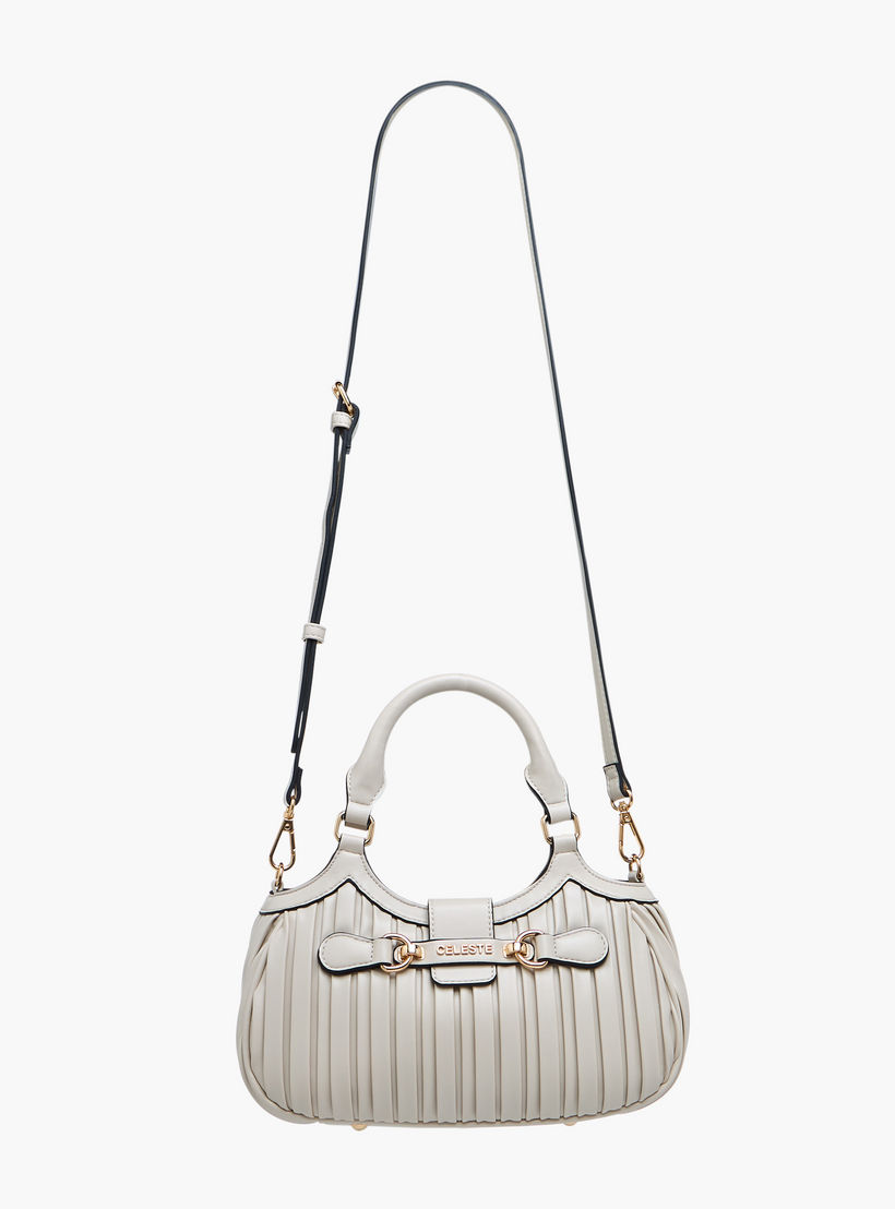Celeste Pleated Tote Bag with Zip Closure-women-bagsandwallets-handbags-image-4