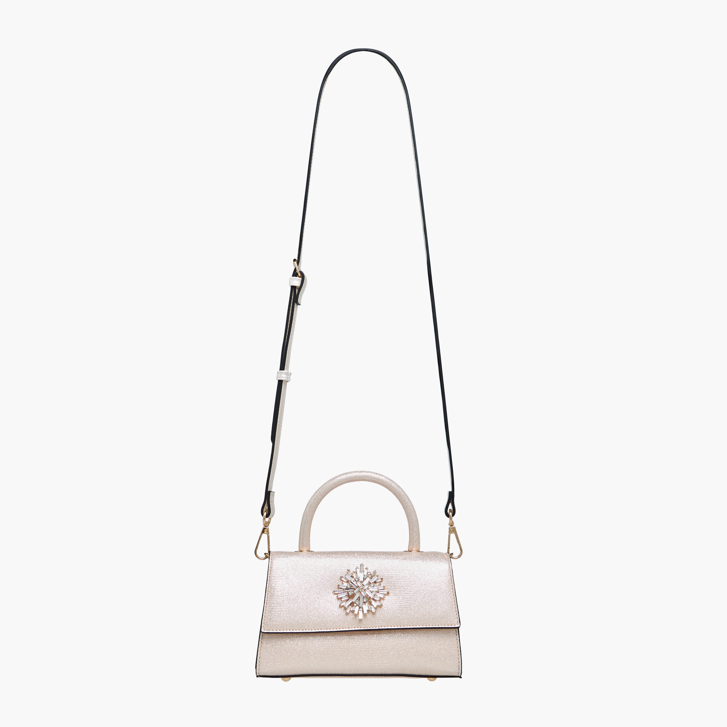 Celeste Embellished Satchel Bag with Magnetic Button Closure-women-bagsandwallets-handbags-image-4