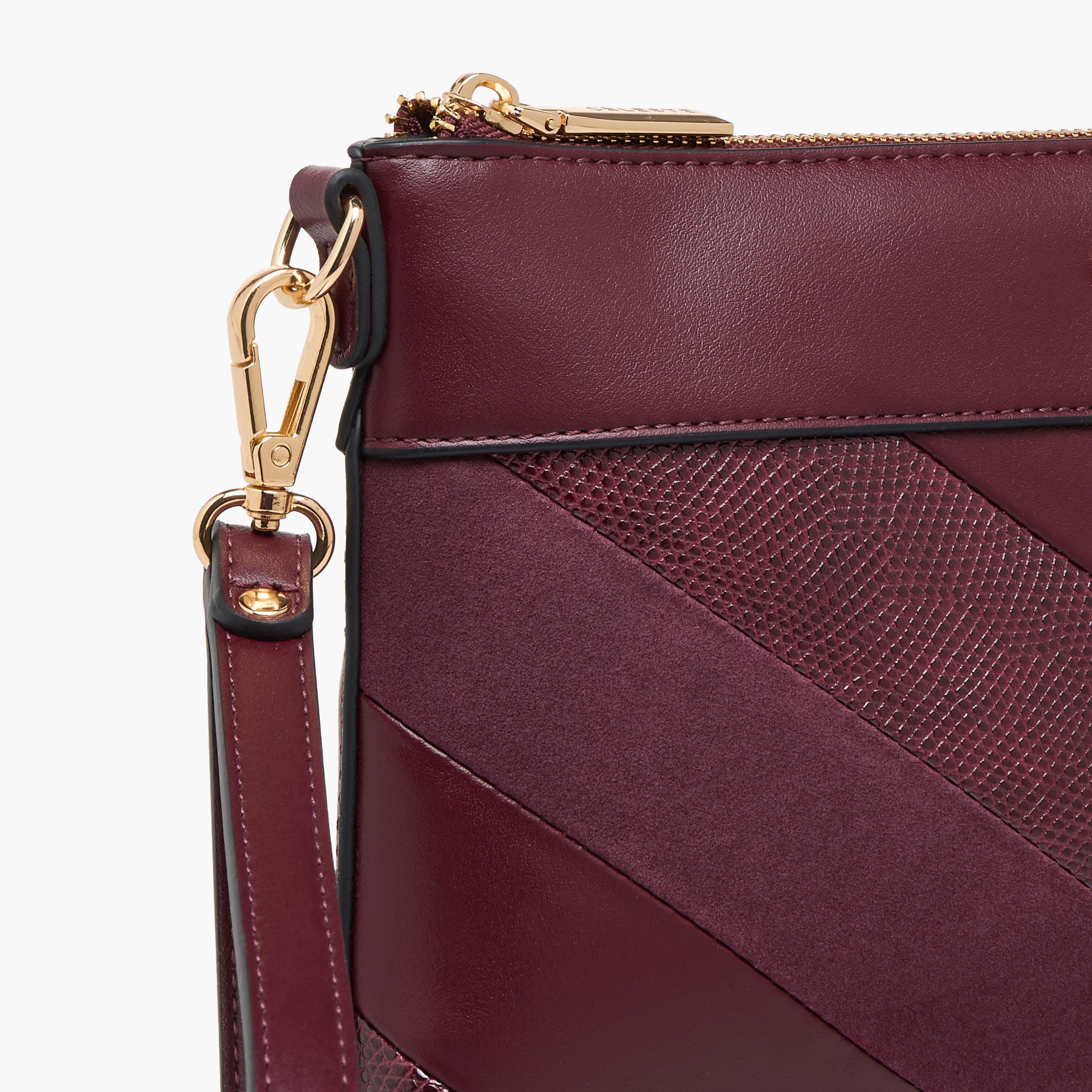 Celeste Textured Clutch with Zip Closure and Wrist Strap-women-bagsandwallets-handbags-image-5