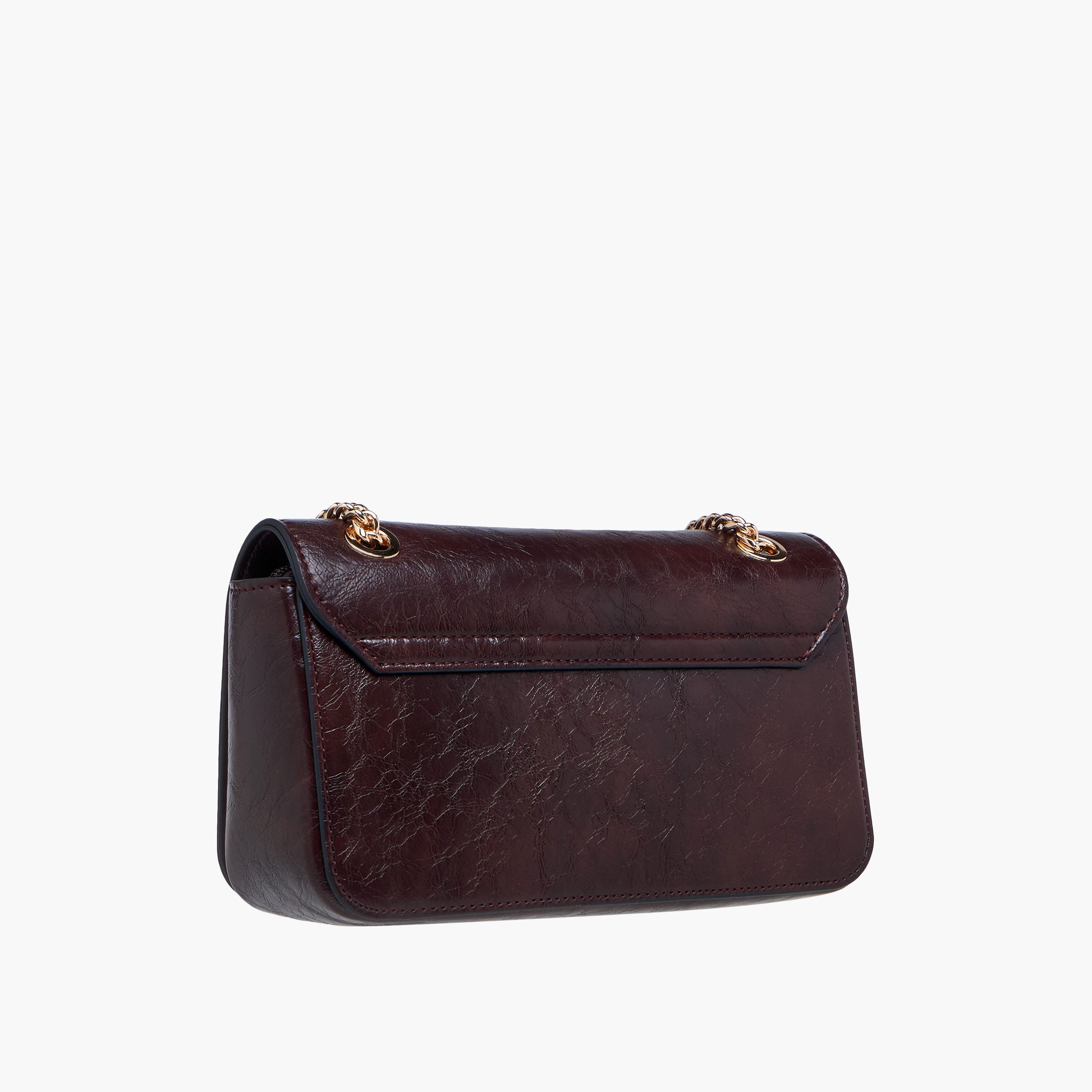 Celeste Textured Crossbody Bag with Chain Strap-women-bagsandwallets-handbags-image-4
