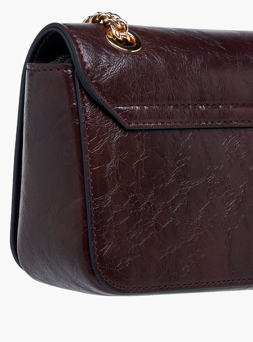 Celeste Textured Crossbody Bag with Chain Strap-women-bagsandwallets-handbags-image-6