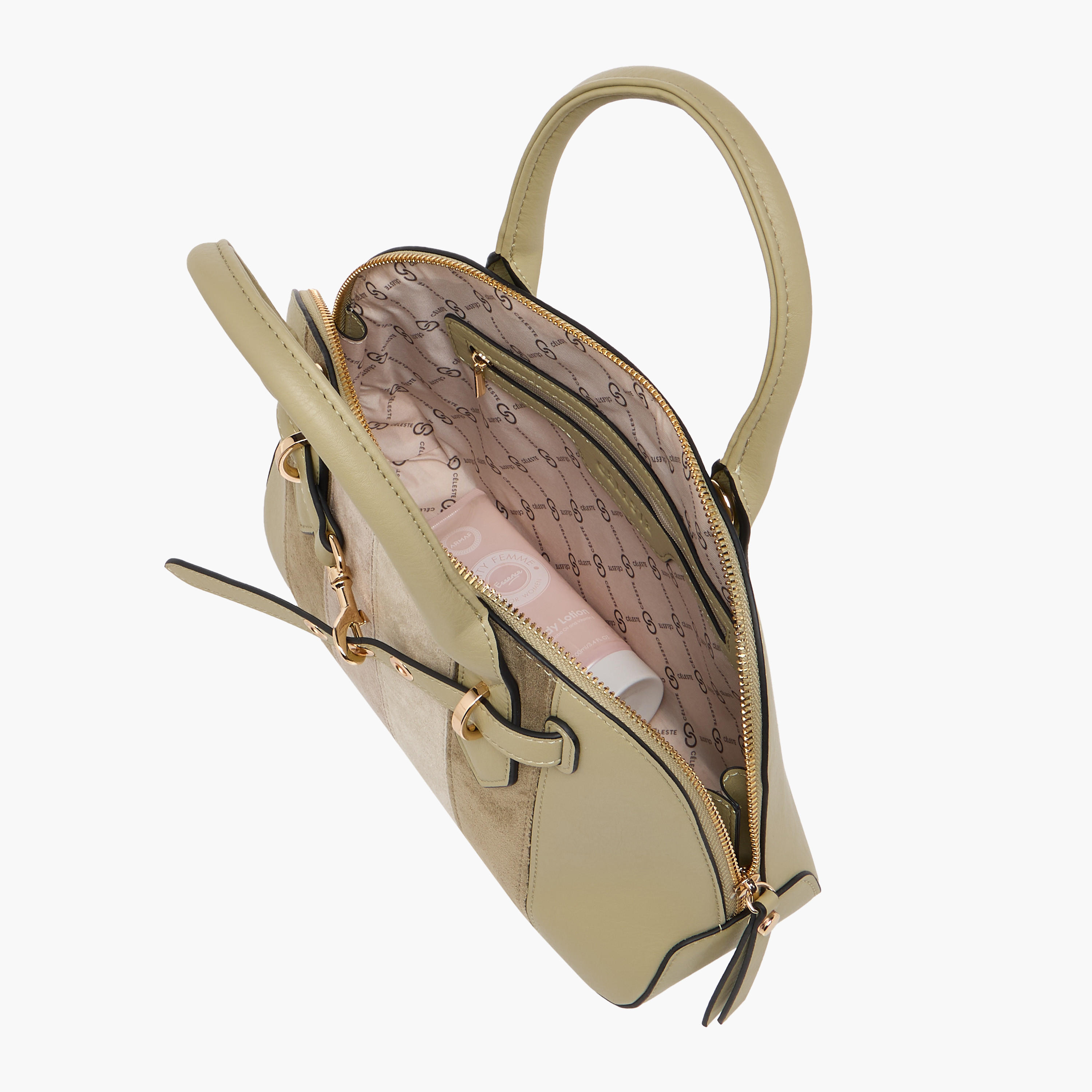 شنطة توتي بقوالب ملونة ومقابض مزدوجة ومحفظة قابلة للفصل من سيليست-women-bagsandwallets-handbags-image-12