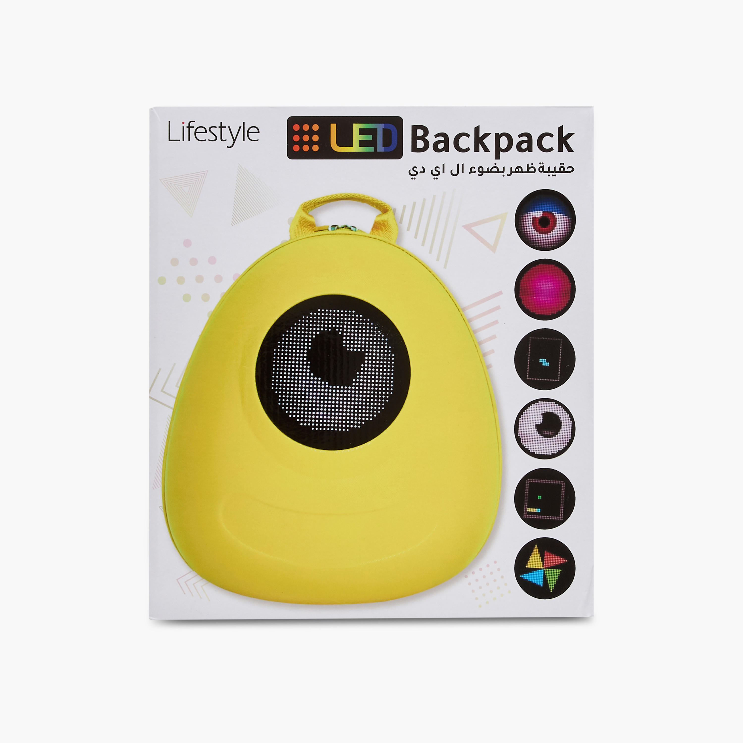 Big LED Eye Accent Backpack with Adjustable Straps and Zip Closure-school-bagsandbackpacks-backpacks-image-15