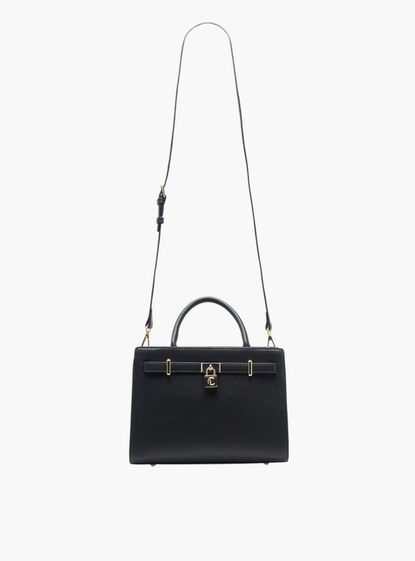 شنطة توتي سادة بمقبض مزدوج وحزام قابل للفصل من لو كونفورت-women-bagsandwallets-handbags-image-4