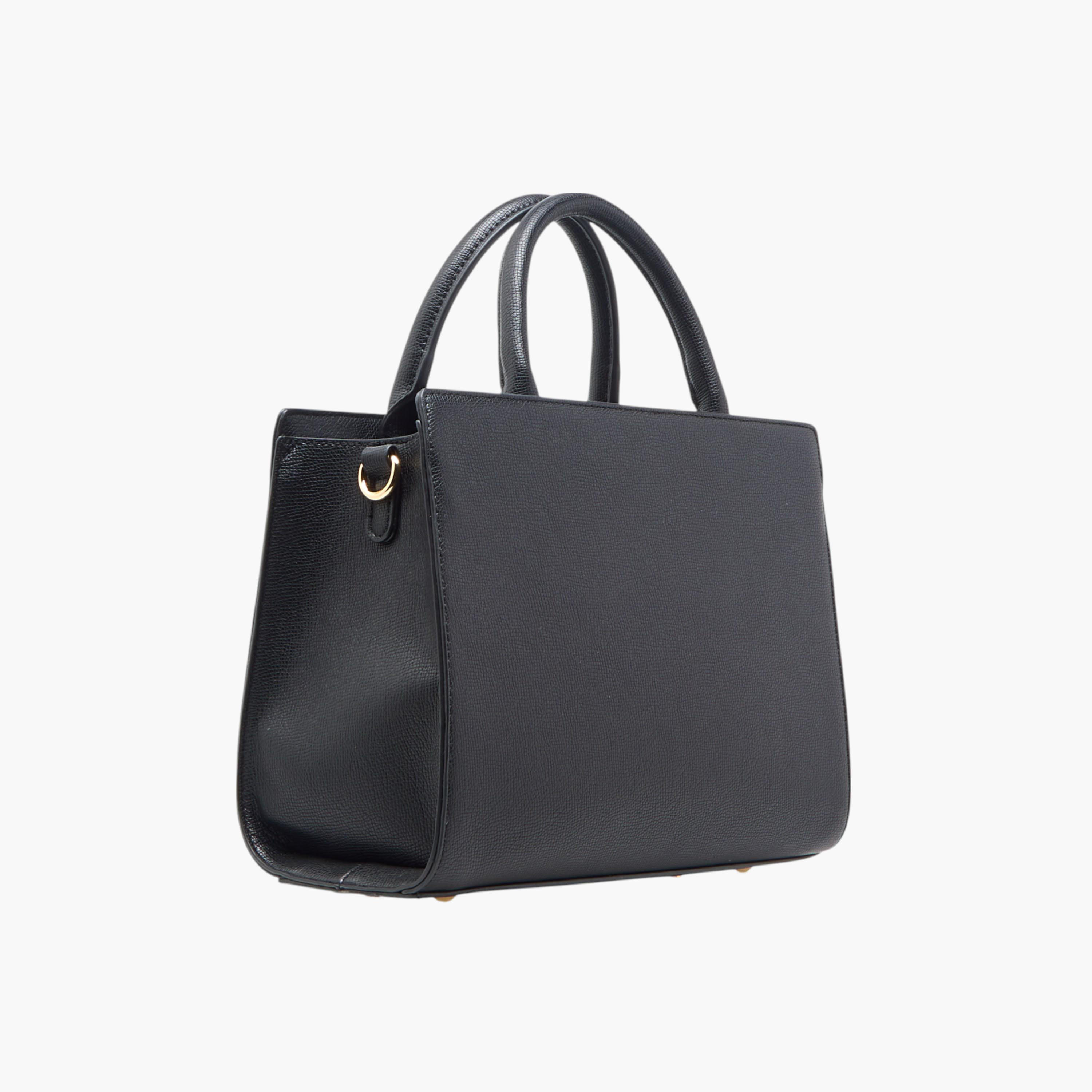 شنطة توتي سادة بمقبض مزدوج وحزام قابل للفصل من لو كونفورت-women-bagsandwallets-handbags-image-6