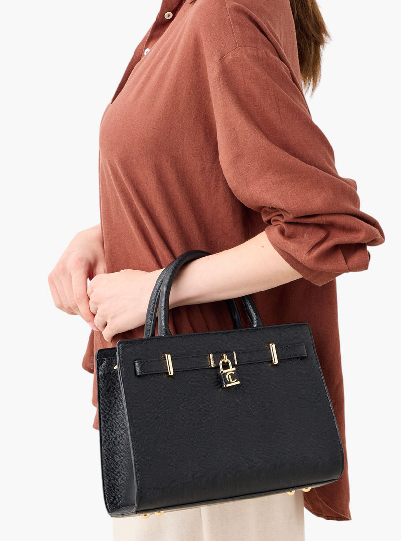 شنطة توتي سادة بمقبض مزدوج وحزام قابل للفصل من لو كونفورت-women-bagsandwallets-handbags-image-8