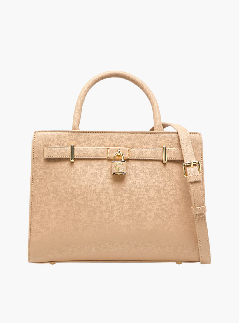 شنطة توتي سادة بمقبض مزدوج وحزام قابل للفصل من لو كونفورت-women-bagsandwallets-handbags-image-1