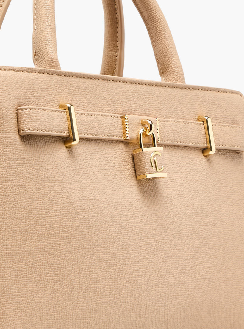 شنطة توتي سادة بمقبض مزدوج وحزام قابل للفصل من لو كونفورت-women-bagsandwallets-handbags-image-6