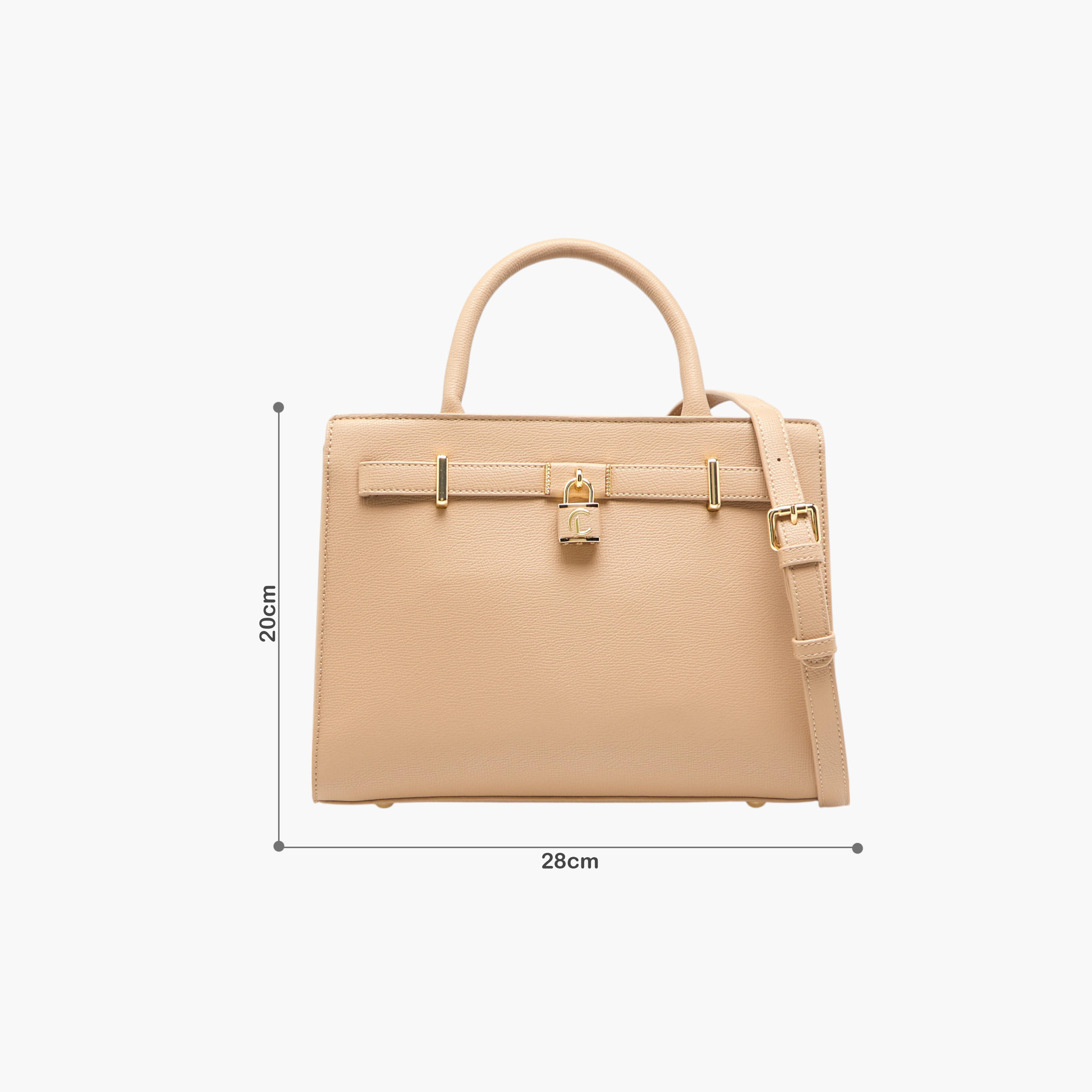 شنطة توتي سادة بمقبض مزدوج وحزام قابل للفصل من لو كونفورت-women-bagsandwallets-handbags-image-2