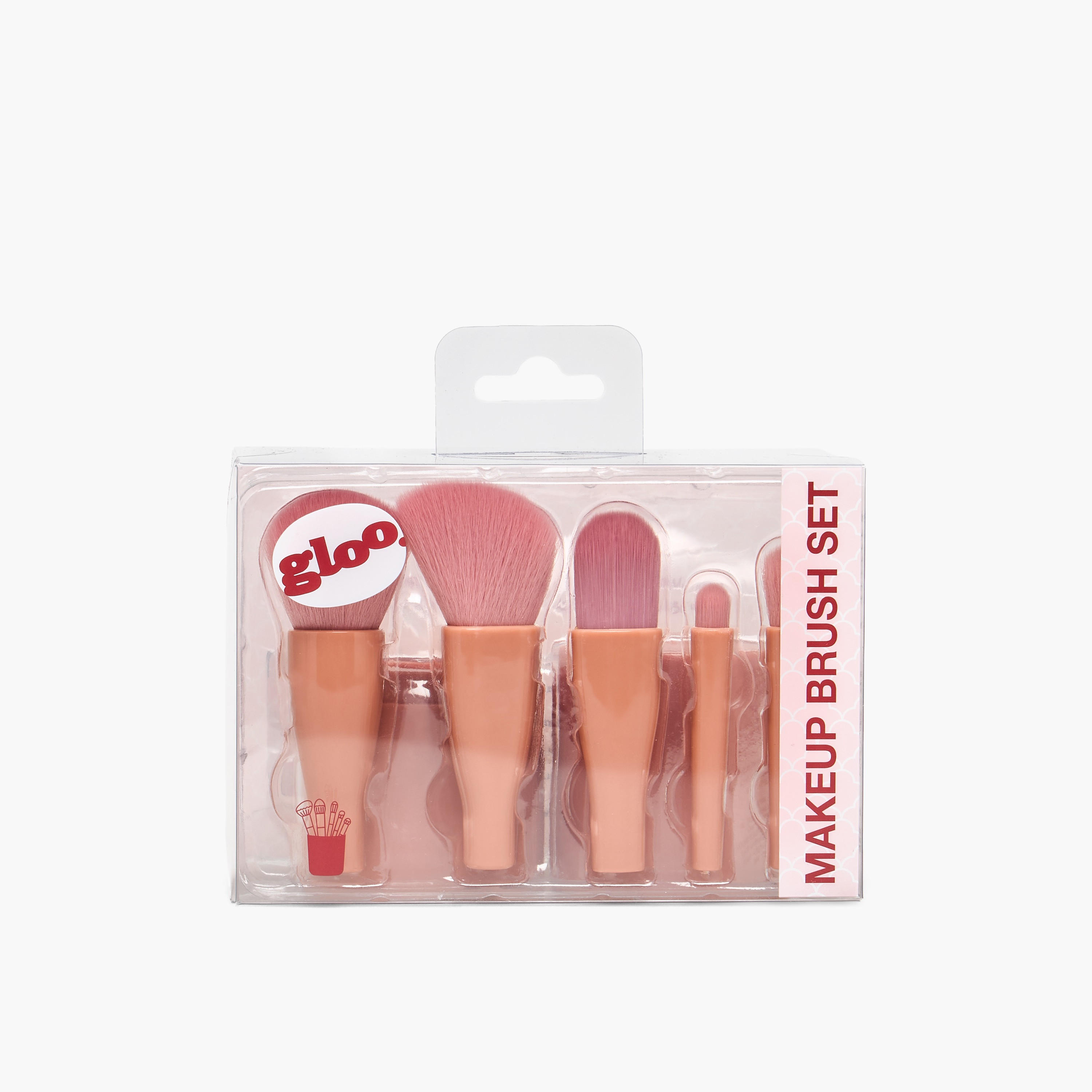 فرش مكياج مع حامل من جلو - مجموعة 5 قطع-beautyandpersonalcare-makeup-brushesandaccessories-brushes-image-3