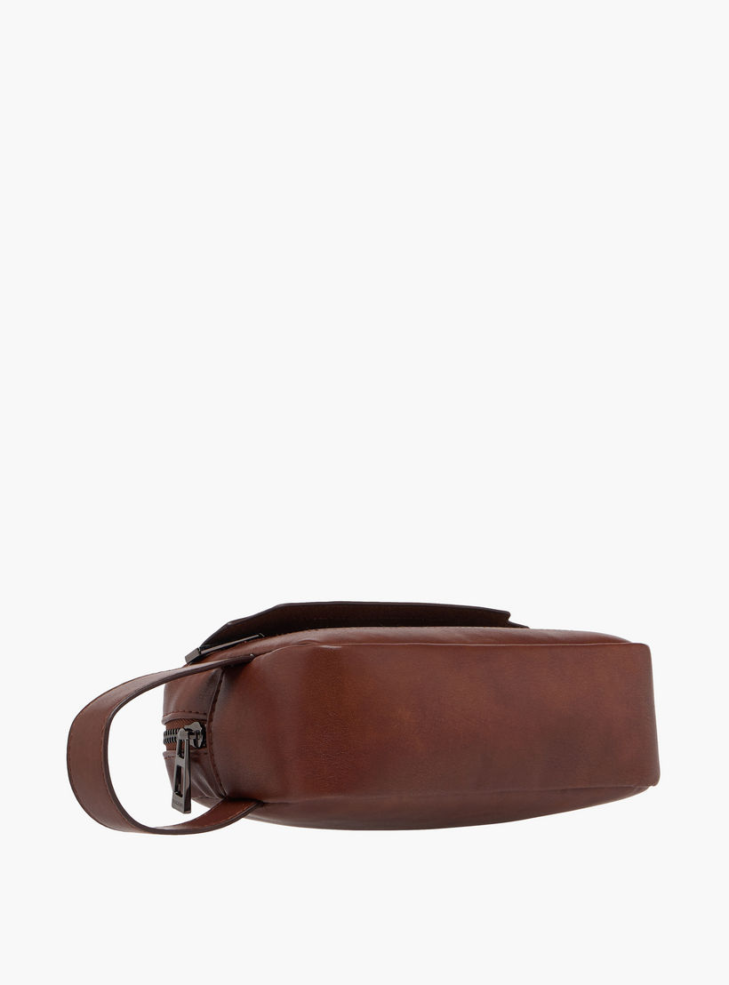 Duchini Solid Pouch with Zip Closure-men-bags-image-7