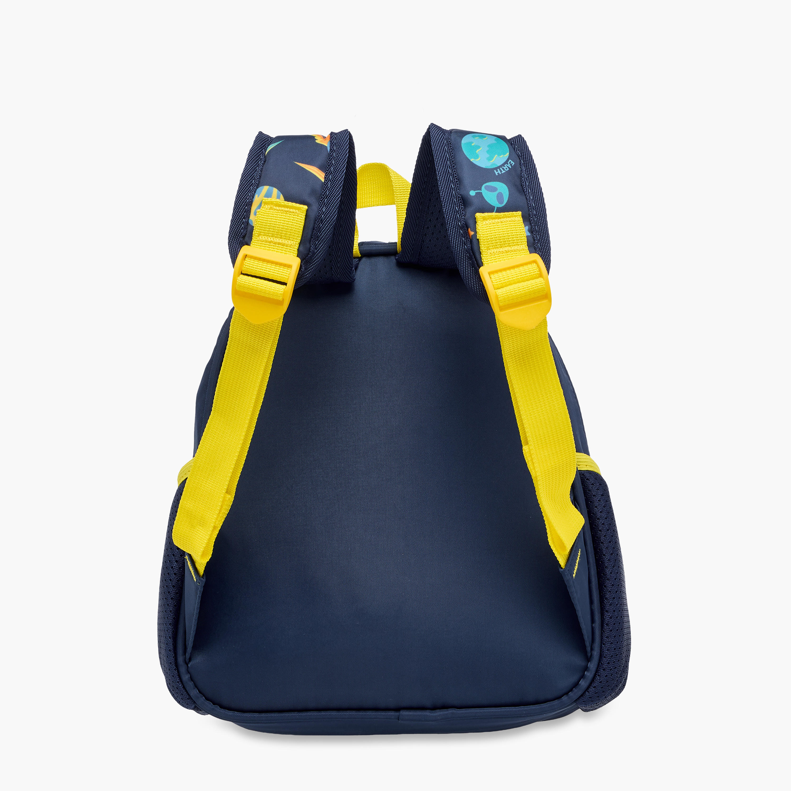 Supercute Astronaut Print Backpack with Shoulder Straps and Detachable Pouches - 26x10x28 cms-school-bagsandbackpacks-backpacks-image-7
