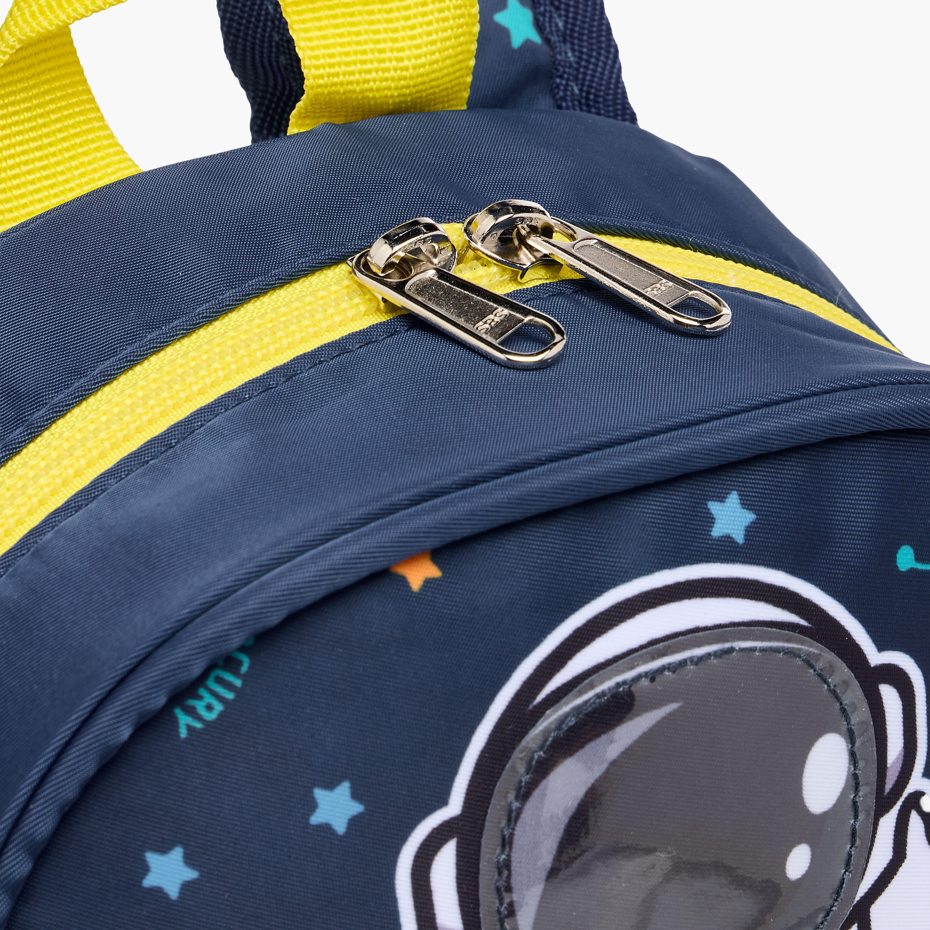 Supercute Astronaut Print Backpack with Shoulder Straps and Detachable Pouches - 26x10x28 cms-school-bagsandbackpacks-backpacks-image-10