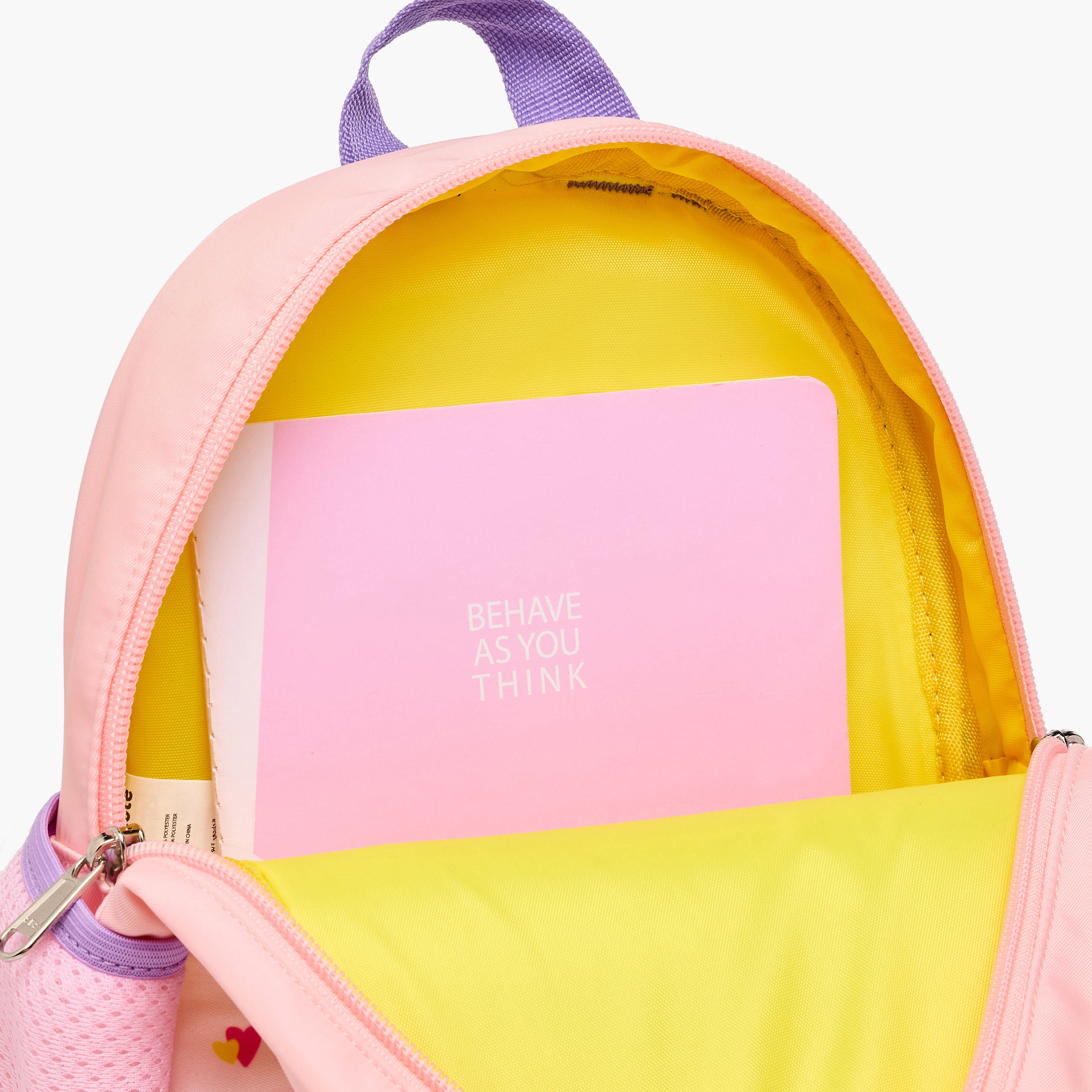 Supercute Unicorn Print Backpack with Shoulder Straps and Detachable Pouches - 26x10x28 cms-school-bagsandbackpacks-backpacks-image-12