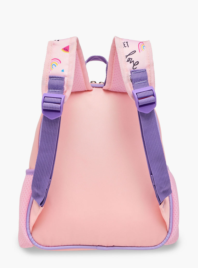 شنطة ظهر بحمالات كتف وشنط صغيرة قابلة للفصل وطبعات يونيكورن - 26×10×28 سم-school-bagsandbackpacks-backpacks-image-6