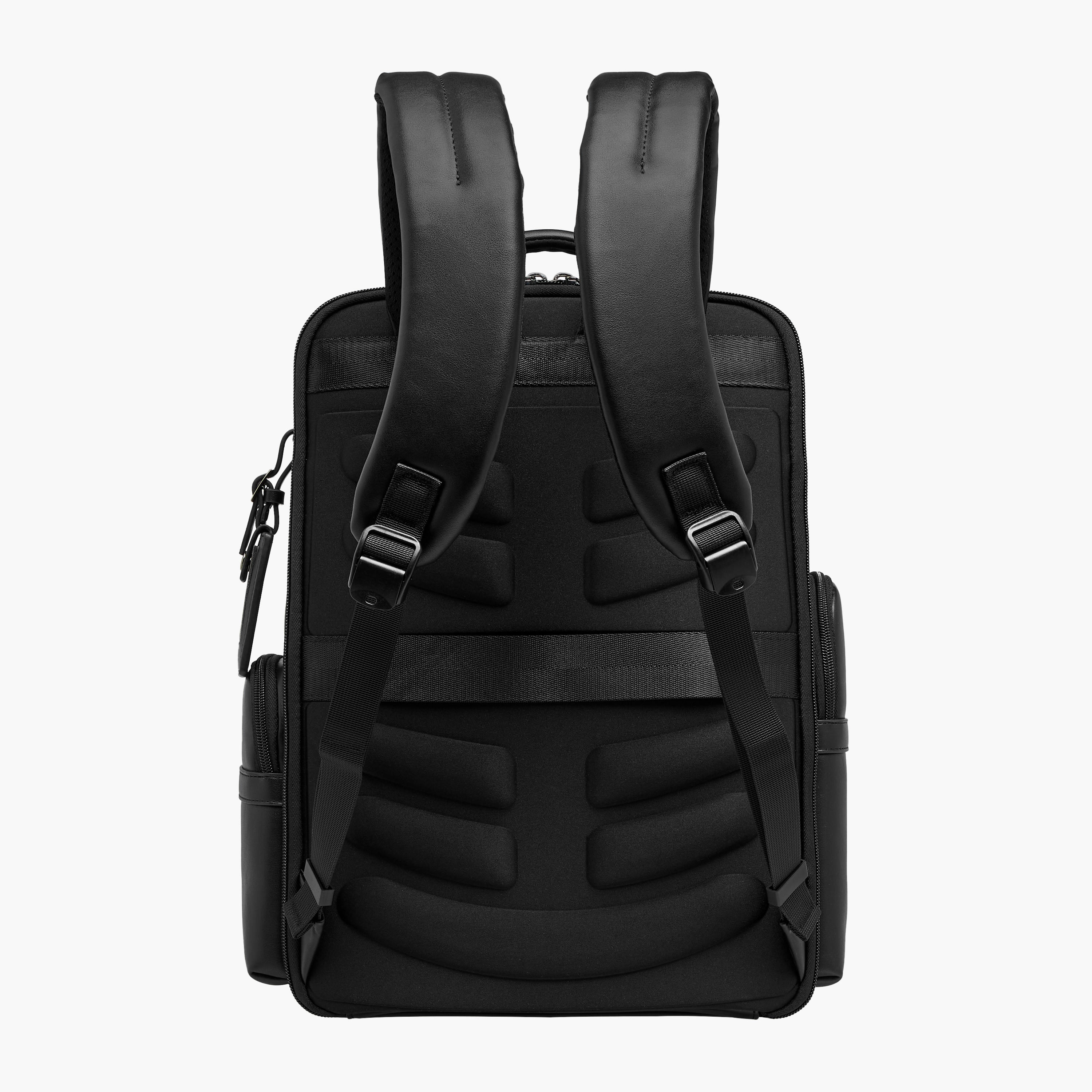 Duchini Solid Backpack with Adjustable Straps and Zip Closure - 31x43x17 cm-men-bags-image-3