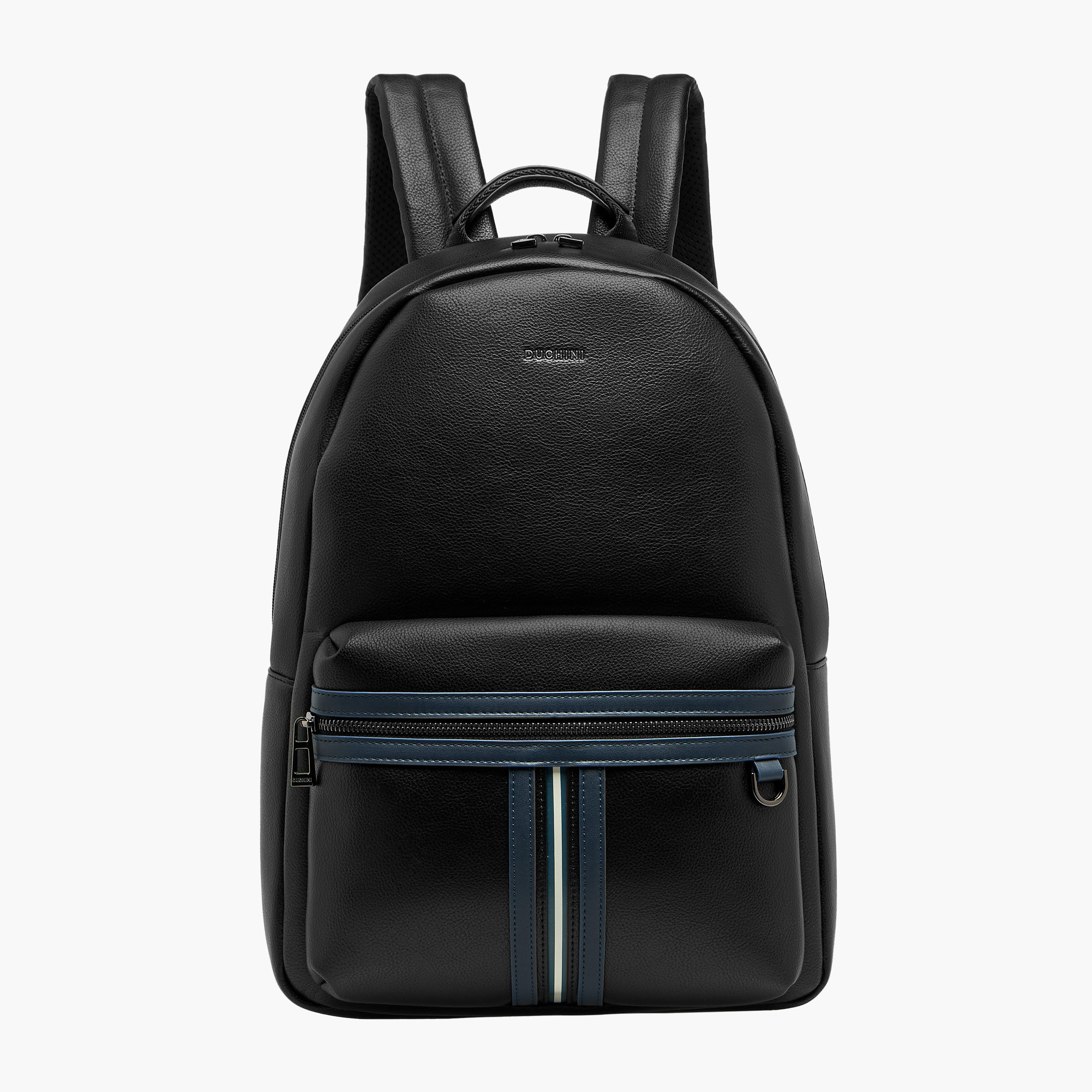 Duchini Striped Backpack with Zip Closure - 31x17x43 cm-men-bags-image-1