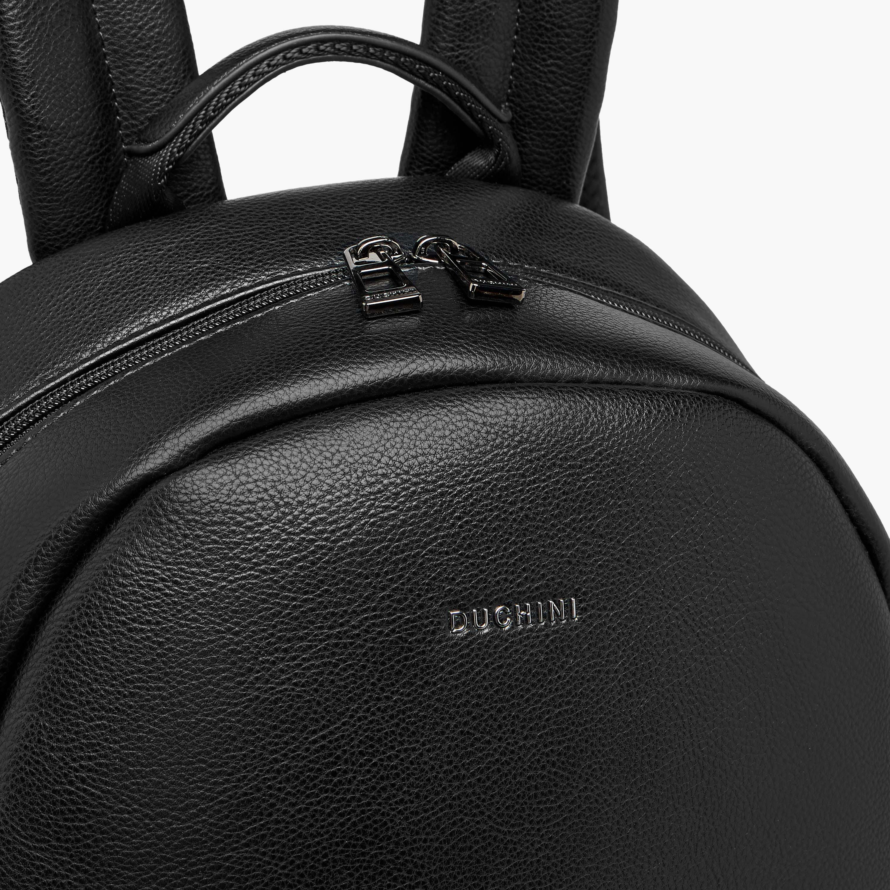 Duchini Striped Backpack with Zip Closure - 31x17x43 cm-men-bags-image-5