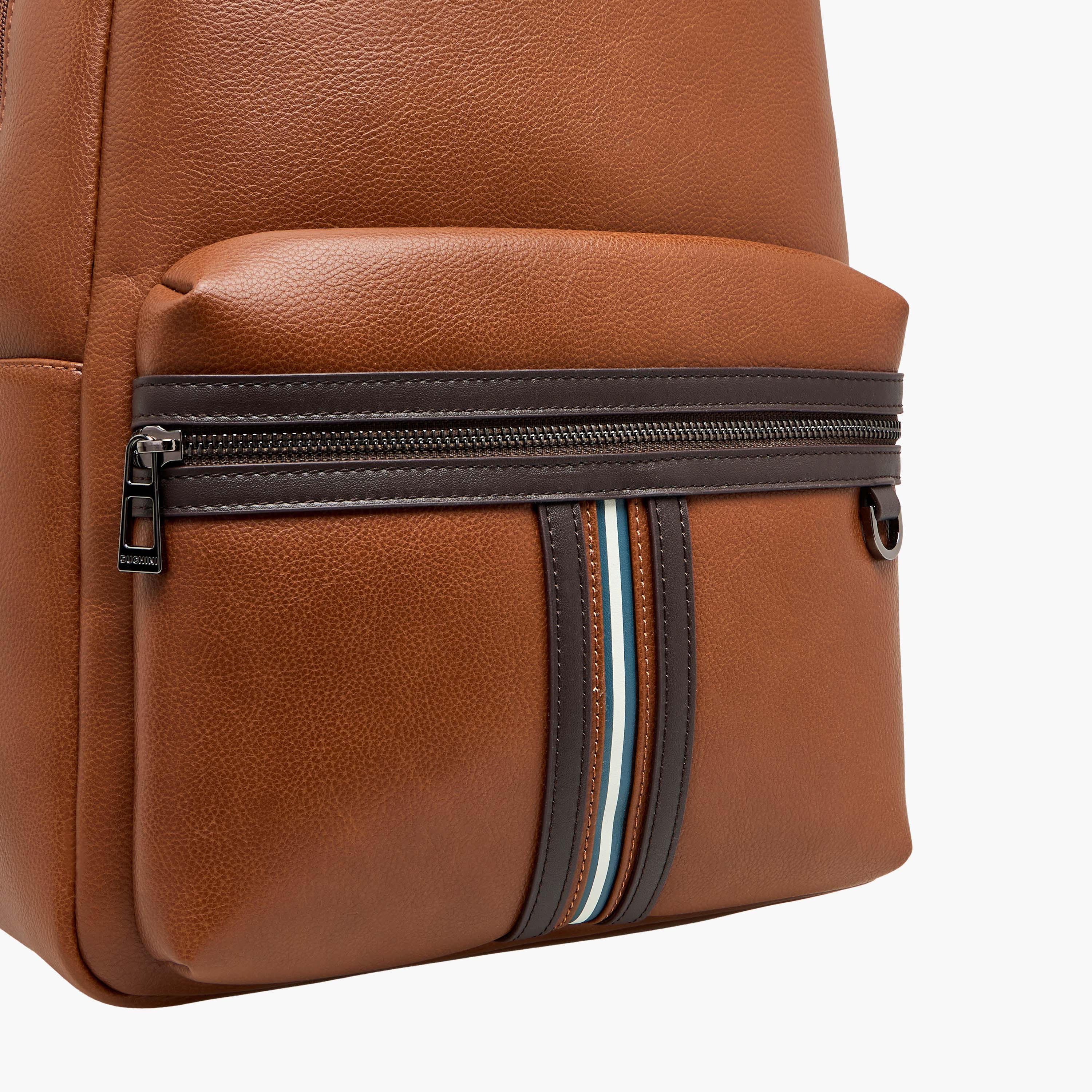 شنطة ظهر مقلمة بسحاب إغلاق من دوتشيني - 31x17x43 سم-men-bags-image-6
