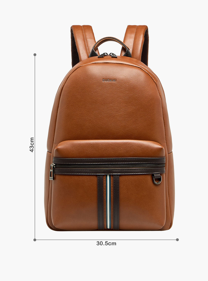 شنطة ظهر مقلمة بسحاب إغلاق من دوتشيني - 31x17x43 سم-men-bags-image-2