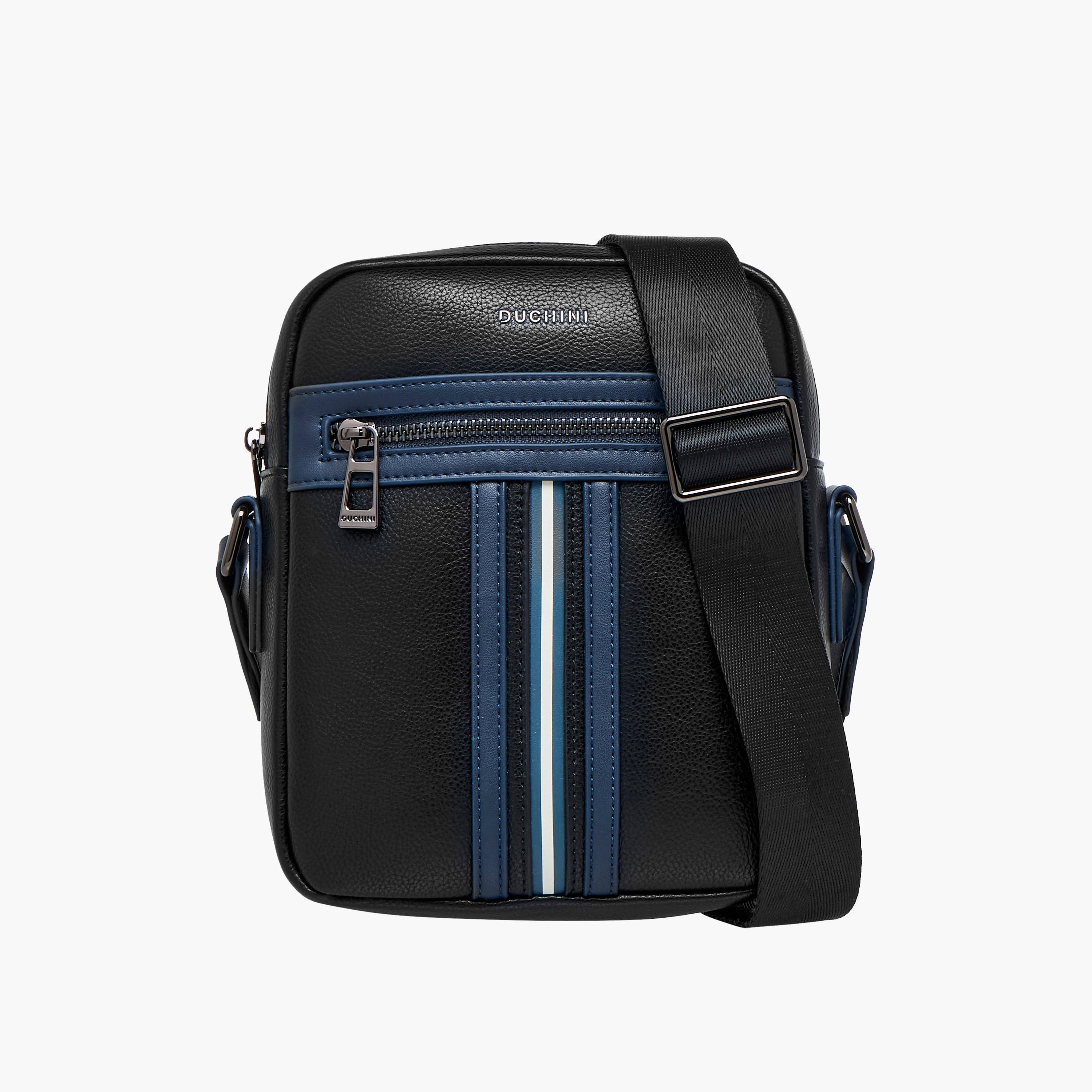 شنطة كروس بودي مقلمة بحزام قابل للتعديل من دوتشيني-men-bags-image-8