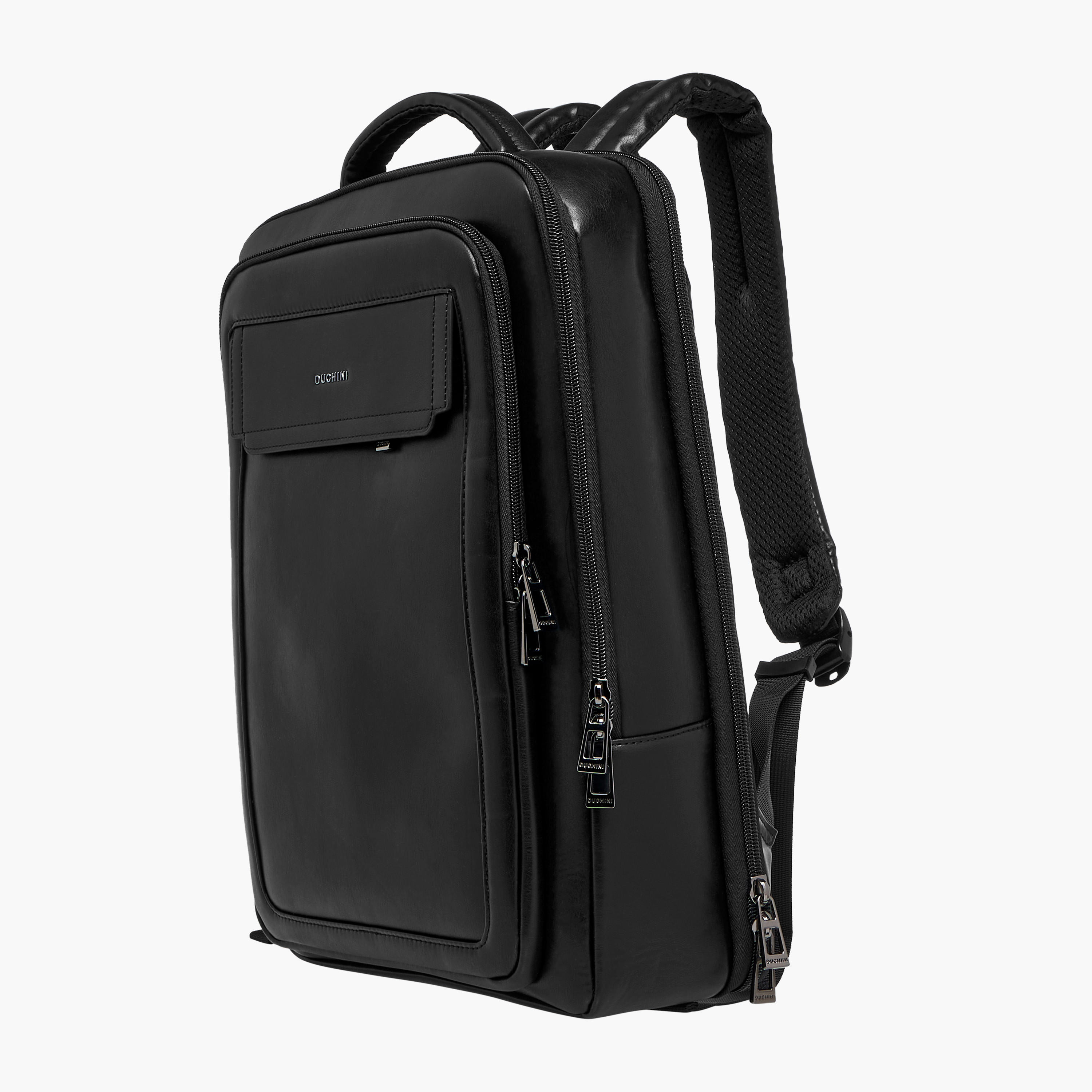 Duchini Solid Backpack with Top Handle and Zip Closure - 31x17x43 cm-men-bags-image-3