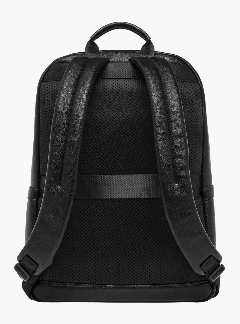 شنطة ظهر سادة بأحزمة قابلة للتعديل وسحاب إغلاق من دوتشيني - 31x17x43 سم-men-bags-image-4