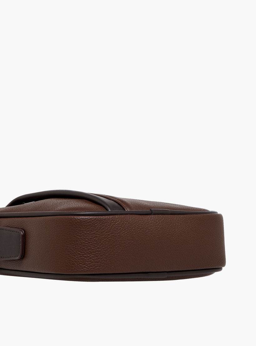 Duchini Solid Crossbody Bag with Adjustable Strap-men-bags-image-7