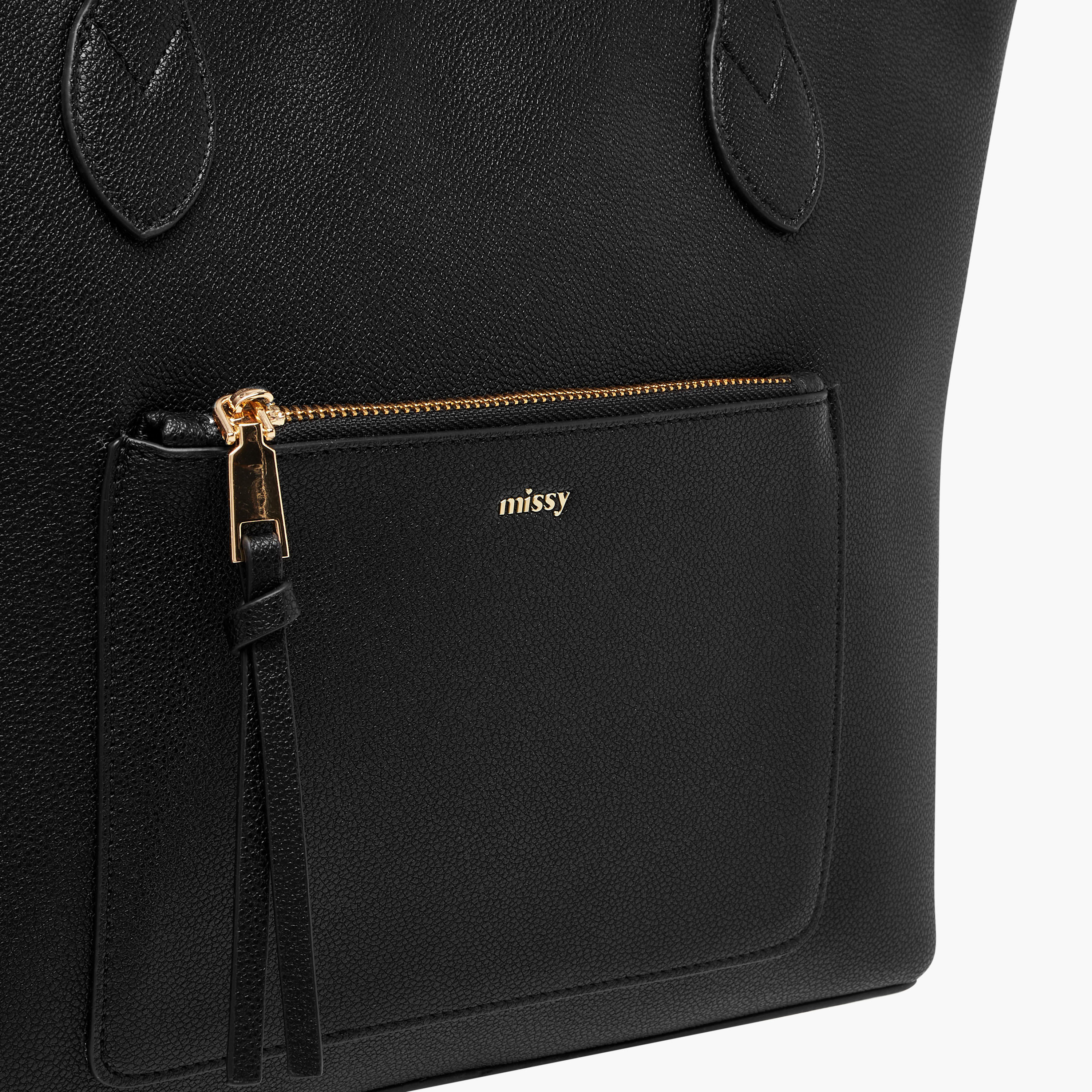 شنطة توتي سادة بمقبض مزدوج وسحاب إغلاق من ميسي-women-bagsandwallets-handbags-image-5