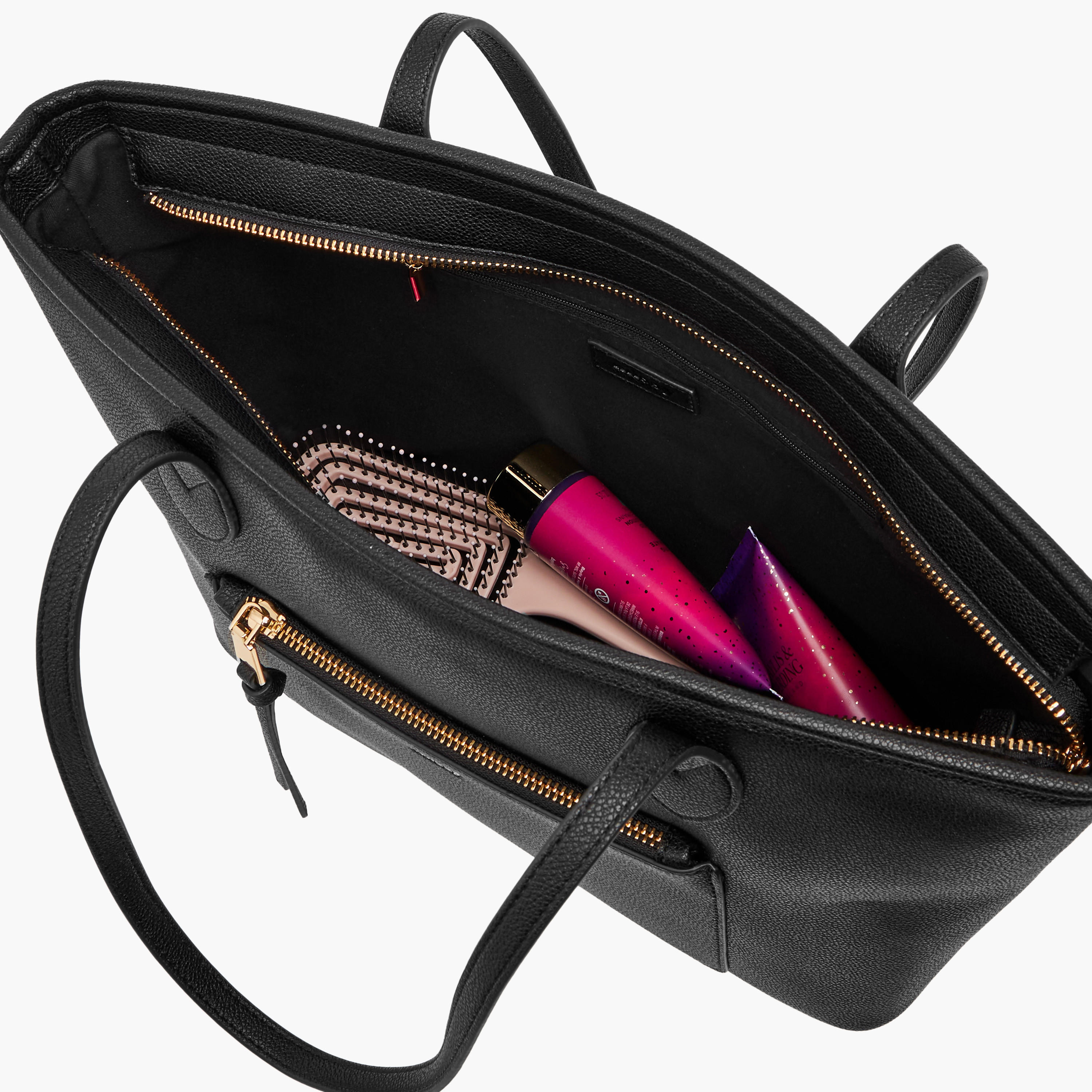 شنطة توتي سادة بمقبض مزدوج وسحاب إغلاق من ميسي-women-bagsandwallets-handbags-image-8