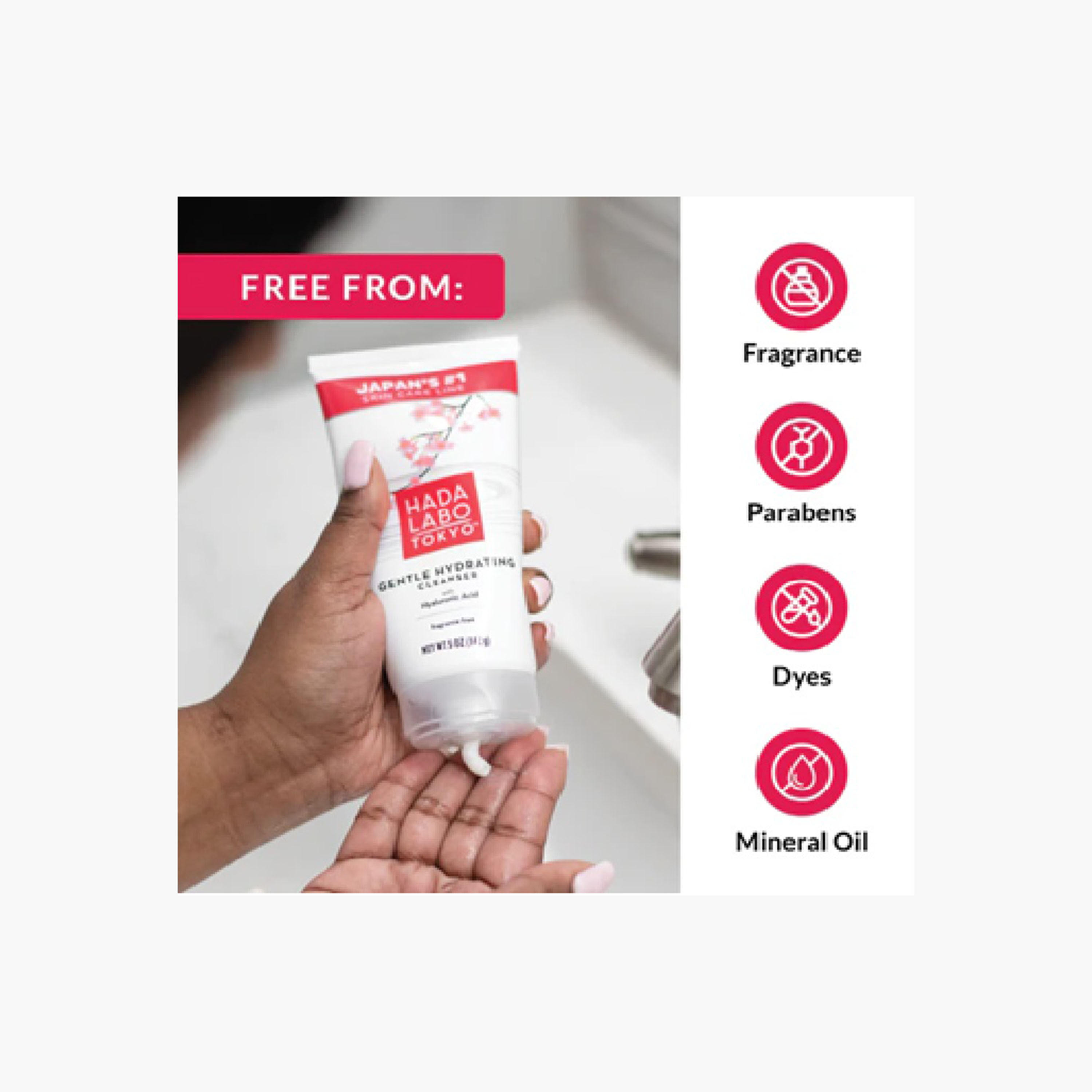 Hada Labo Tokyo Gentle Hydrating Facial Cleanser with Hyaluronic Acid - 150 ml-beautyandpersonalcare-kbeauty-skin-cleansers-facewashandcleansers-image-3