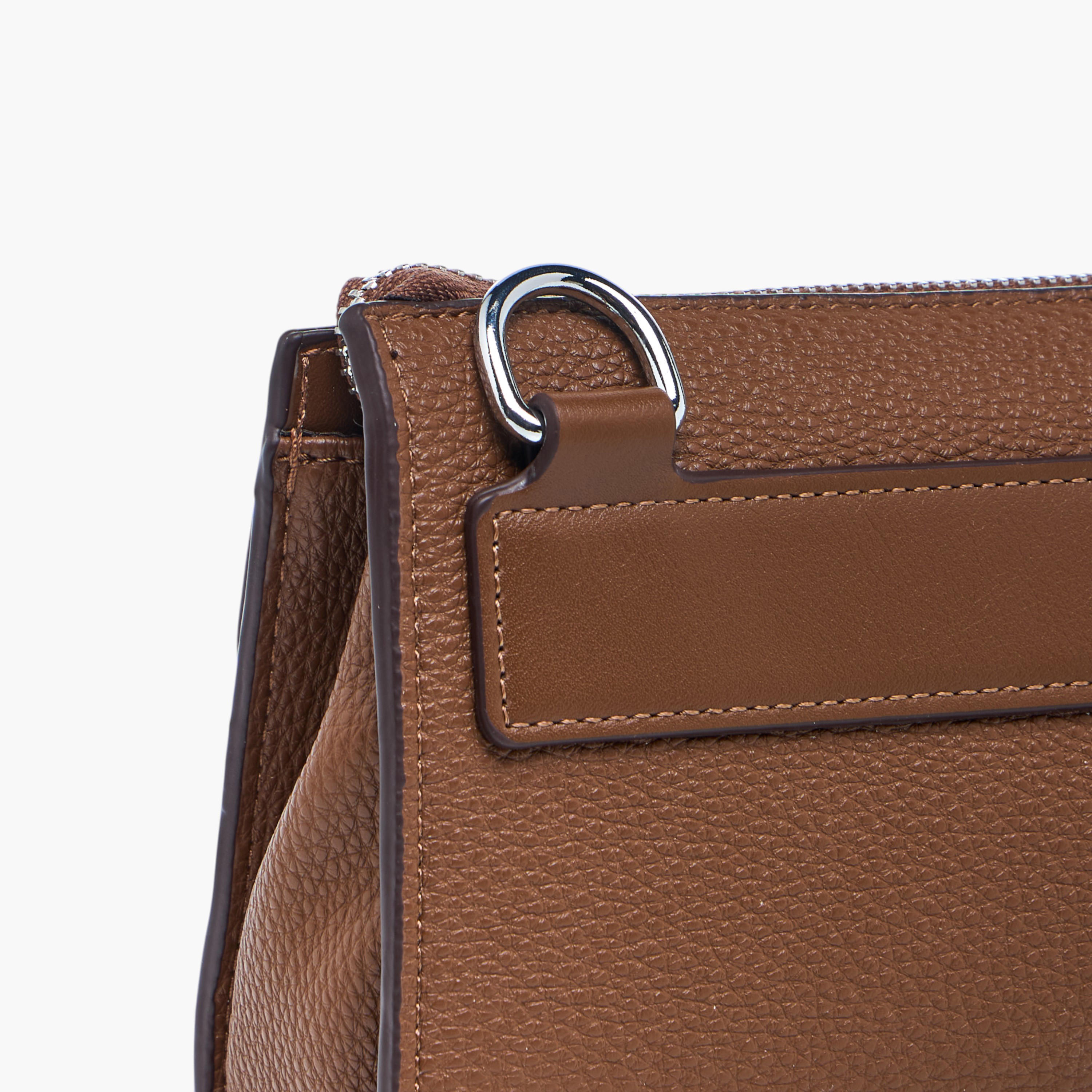 Duchini Solid Bag with Detachable Strap and Zip Closure-travel-accessories-image-6