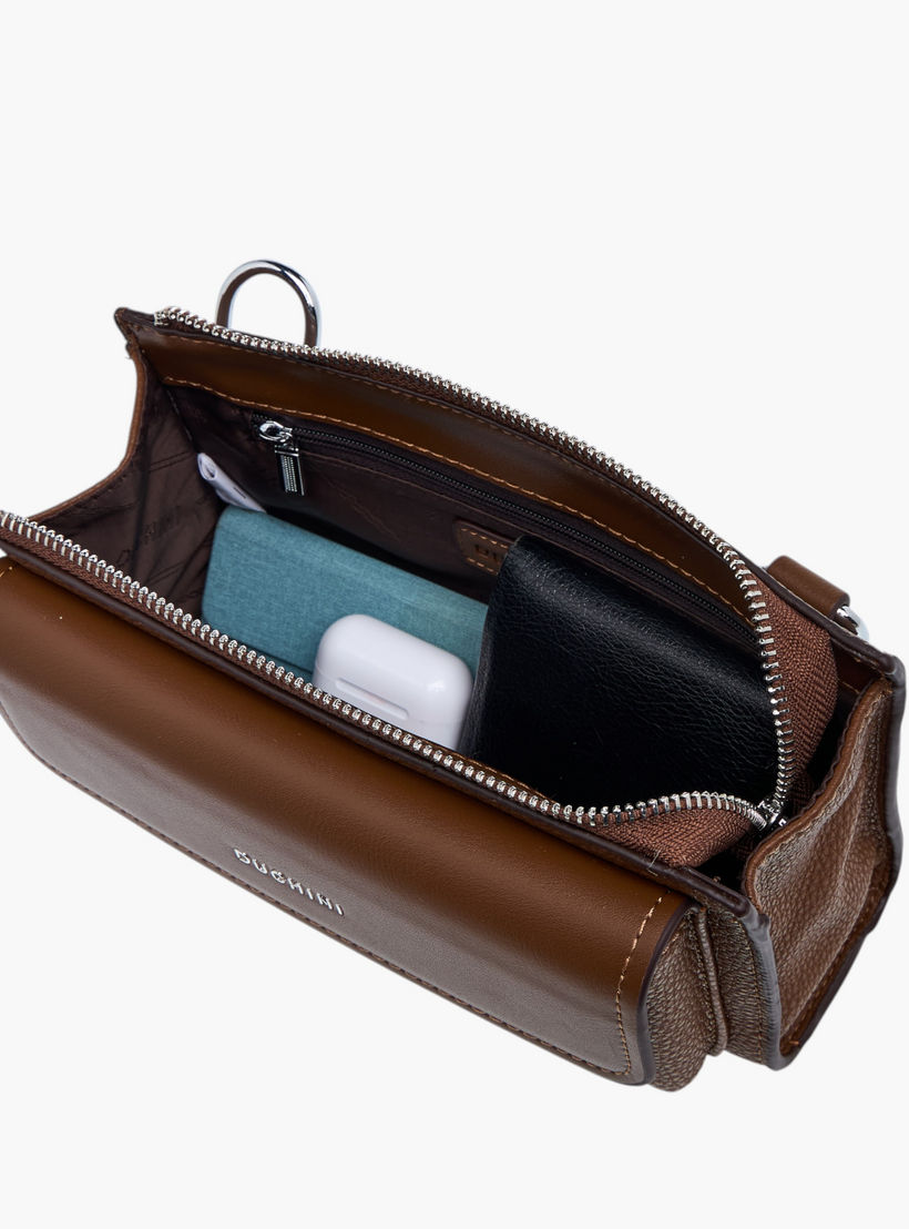 Duchini Solid Bag with Detachable Strap and Zip Closure-travel-accessories-image-8