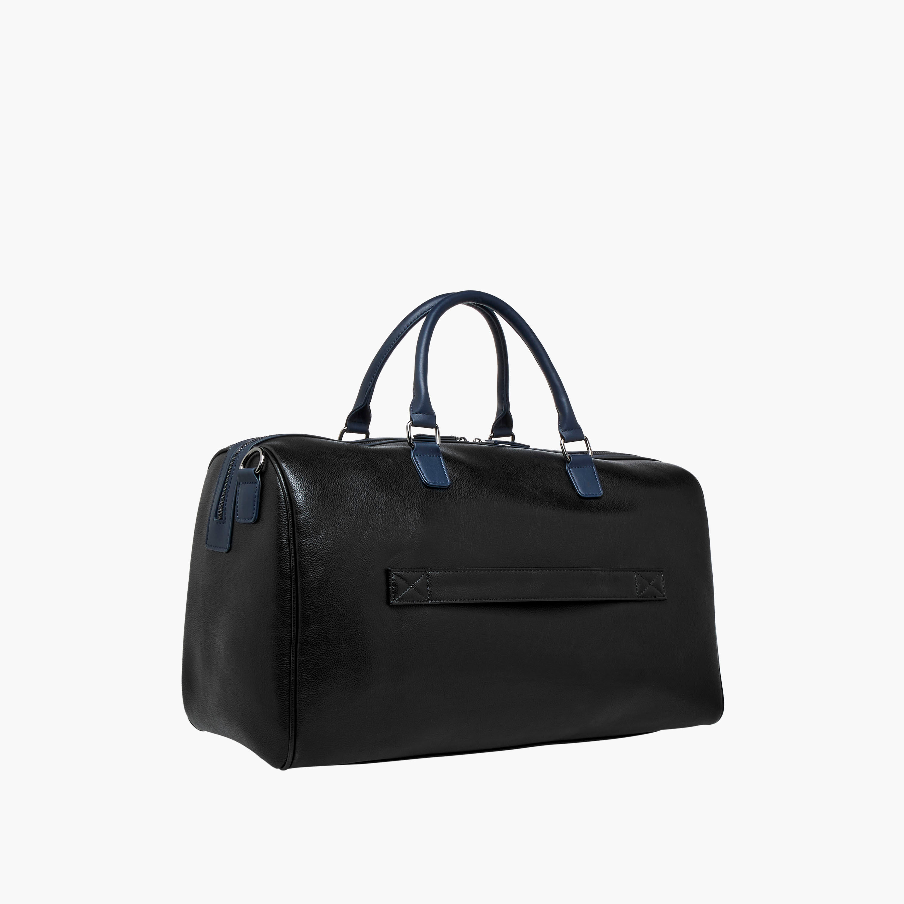 Duchini Solid Duffel Bag with Detachable Strap and Zip Closure-travel-luggagesandbags-dufflebags-image-3