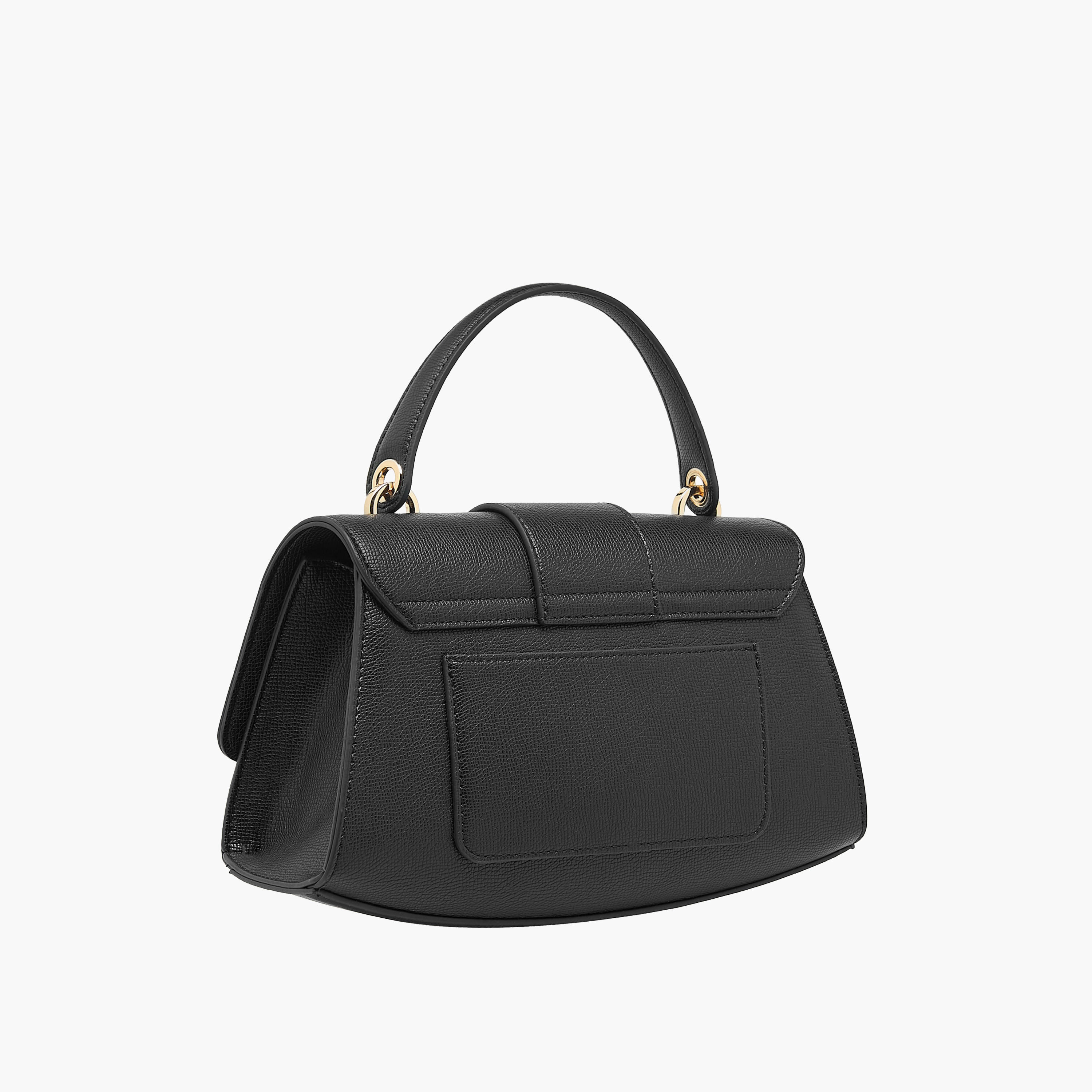 شنطة ساتشيل سادة بزر إغلاق وحزام قابل للفصل من لو كونفورت-women-bagsandwallets-handbags-image-6