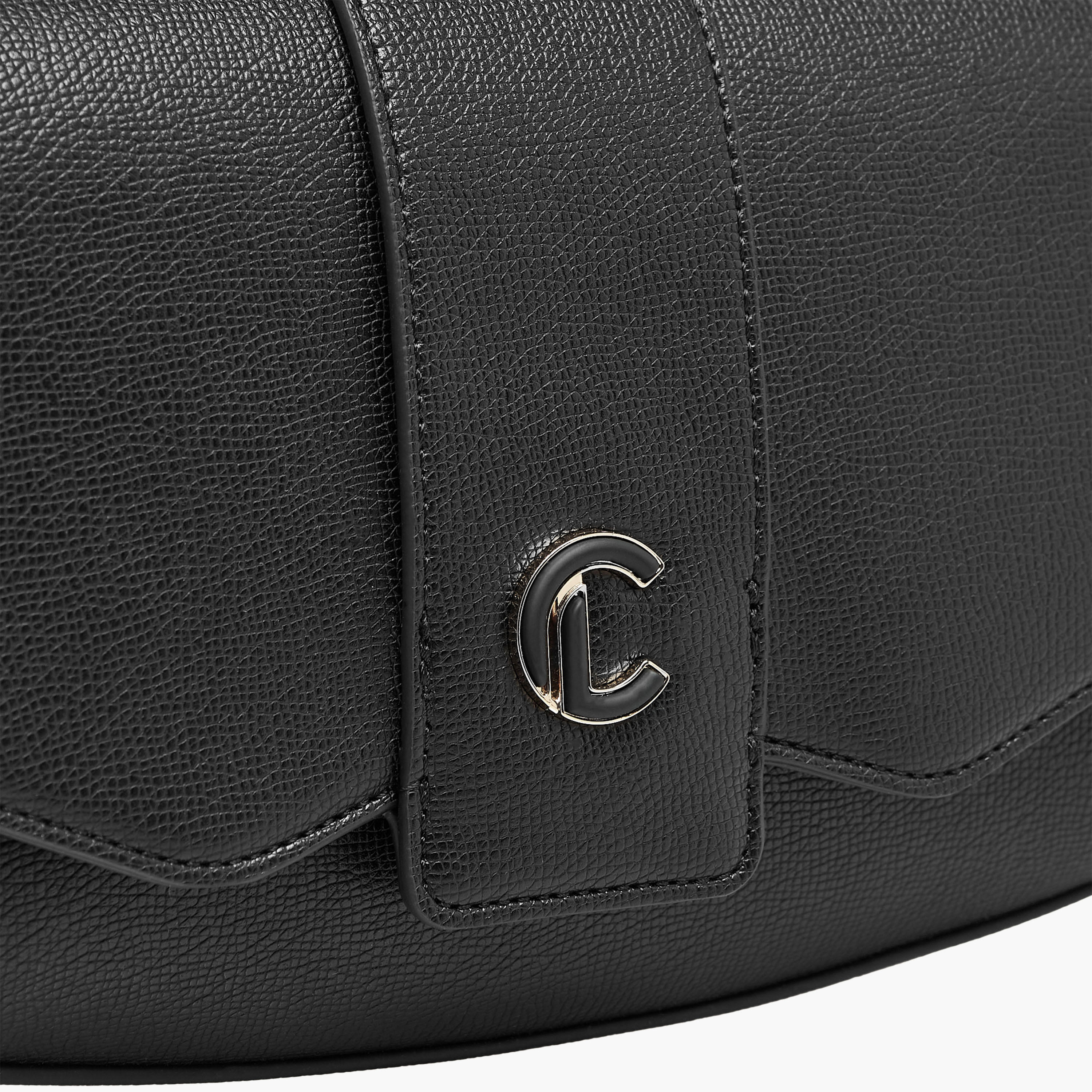 شنطة ساتشيل سادة بزر إغلاق وحزام قابل للفصل من لو كونفورت-women-bagsandwallets-handbags-image-5