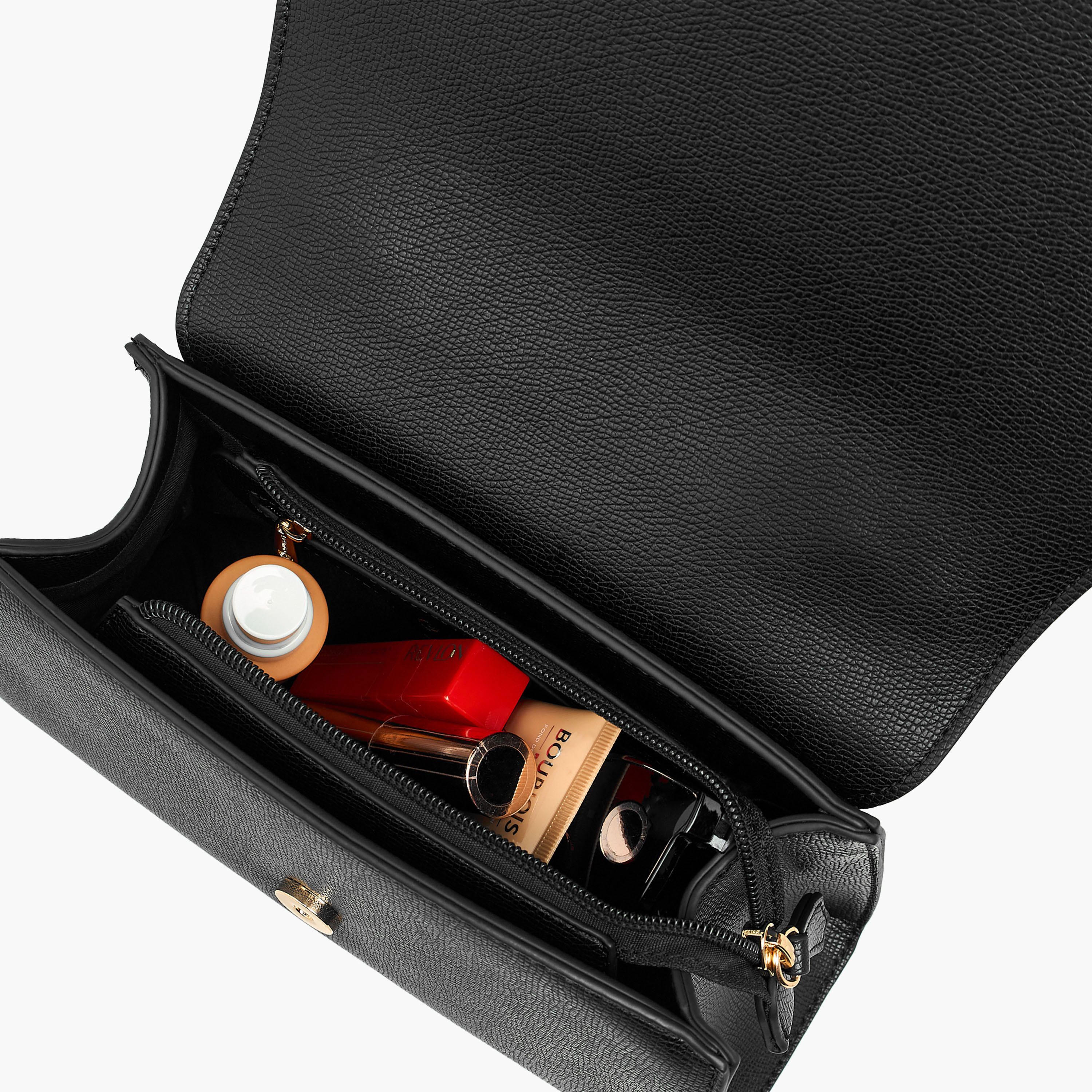 Le Confort Solid Satchel Bag with Detachable Strap and Button Closure-women-bagsandwallets-handbags-image-10