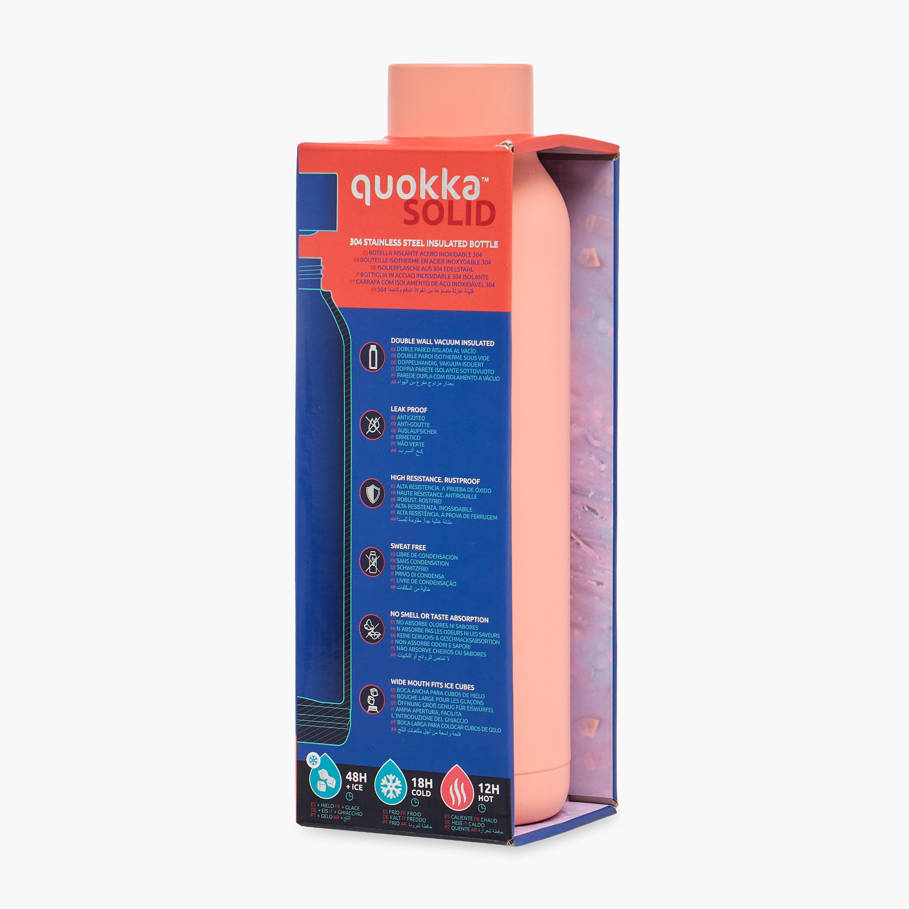Quokka Logo Print Thermal Stainless Steel Water Bottle - 630 ml-school-waterbottles-image-7