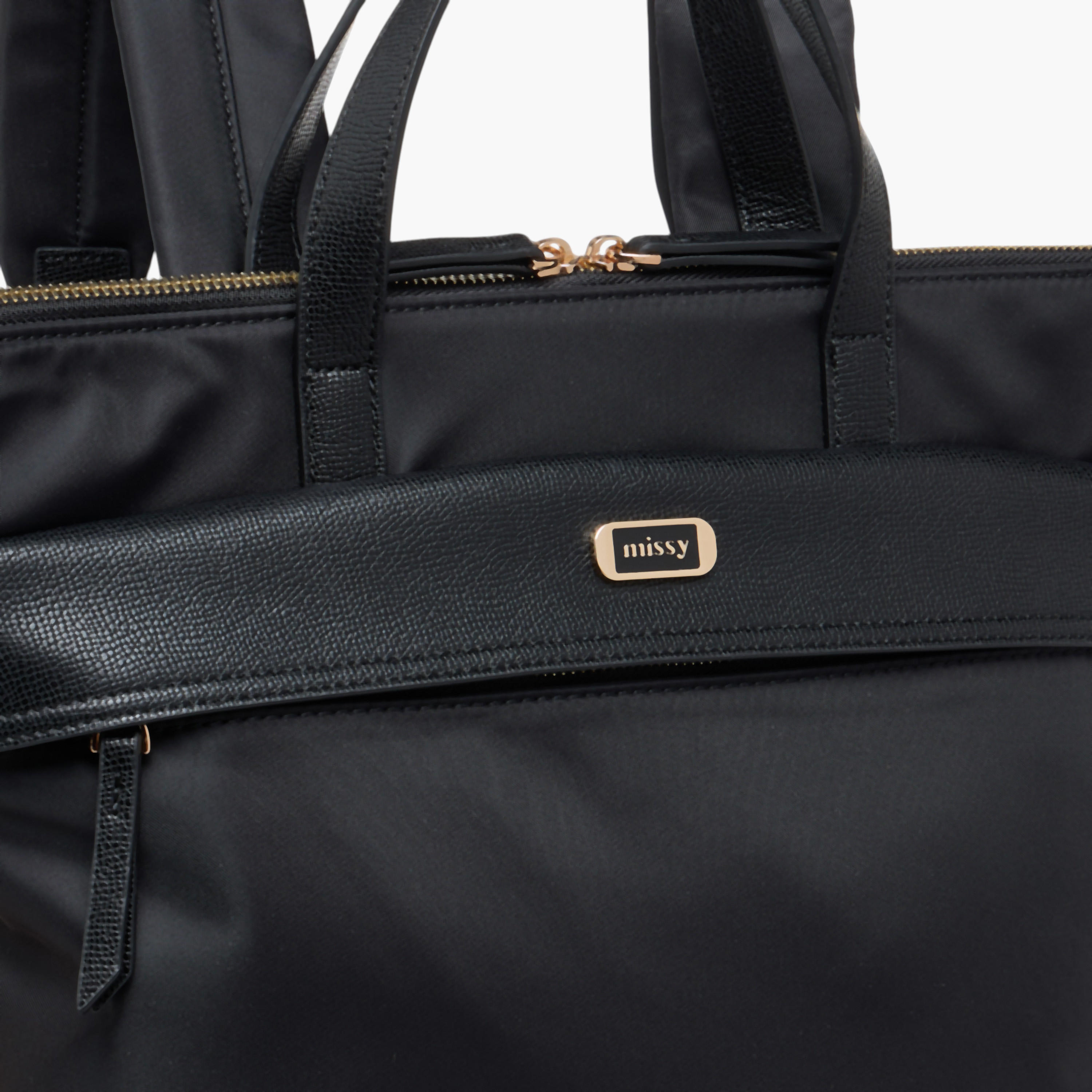 Missy Solid Backpack with Adjustable Straps and Zip Closure - 32x13x34 cm-women-bagsandwallets-backpacks-image-4