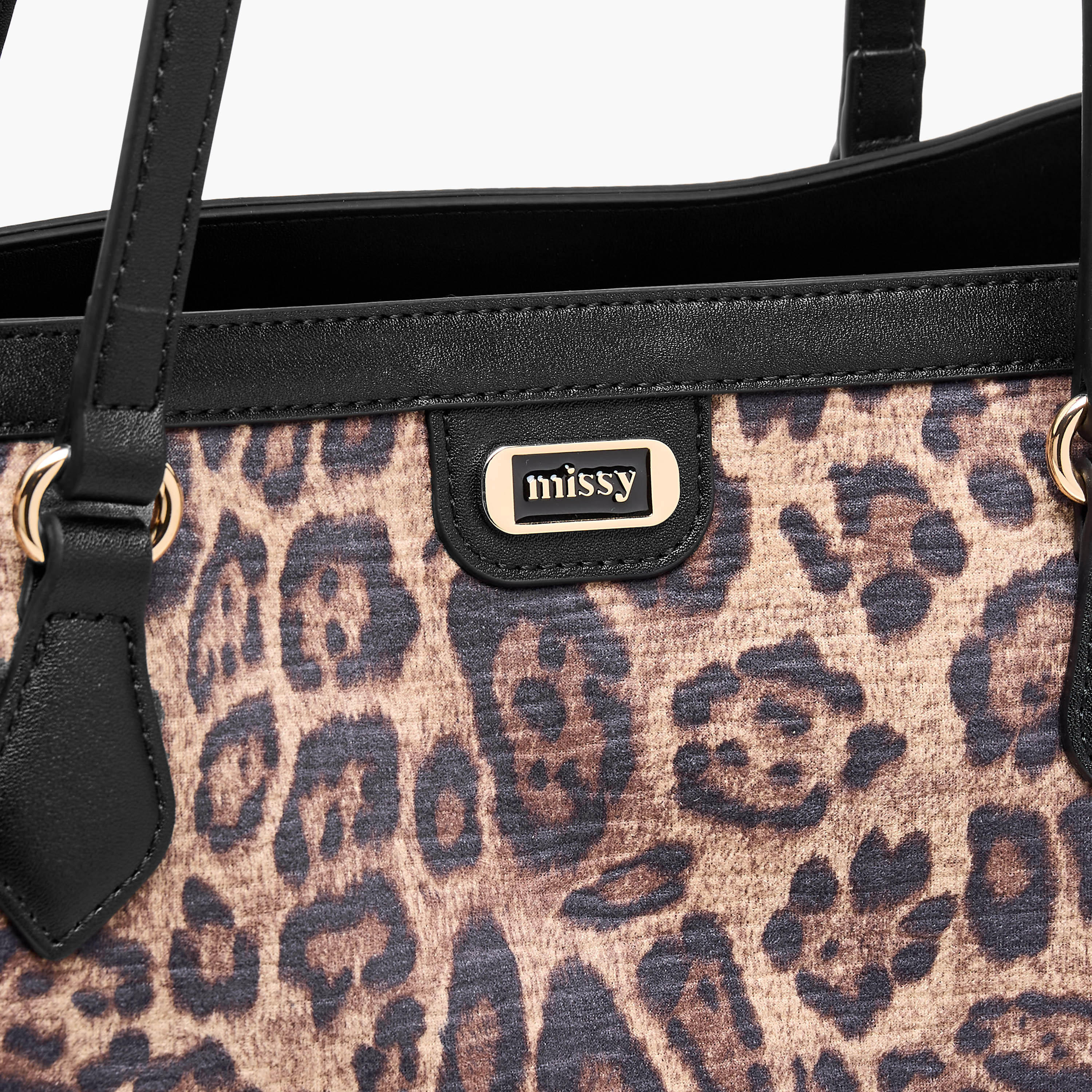 Missy Animal Print Tote Bag with Double Handle-women-bagsandwallets-handbags-image-5