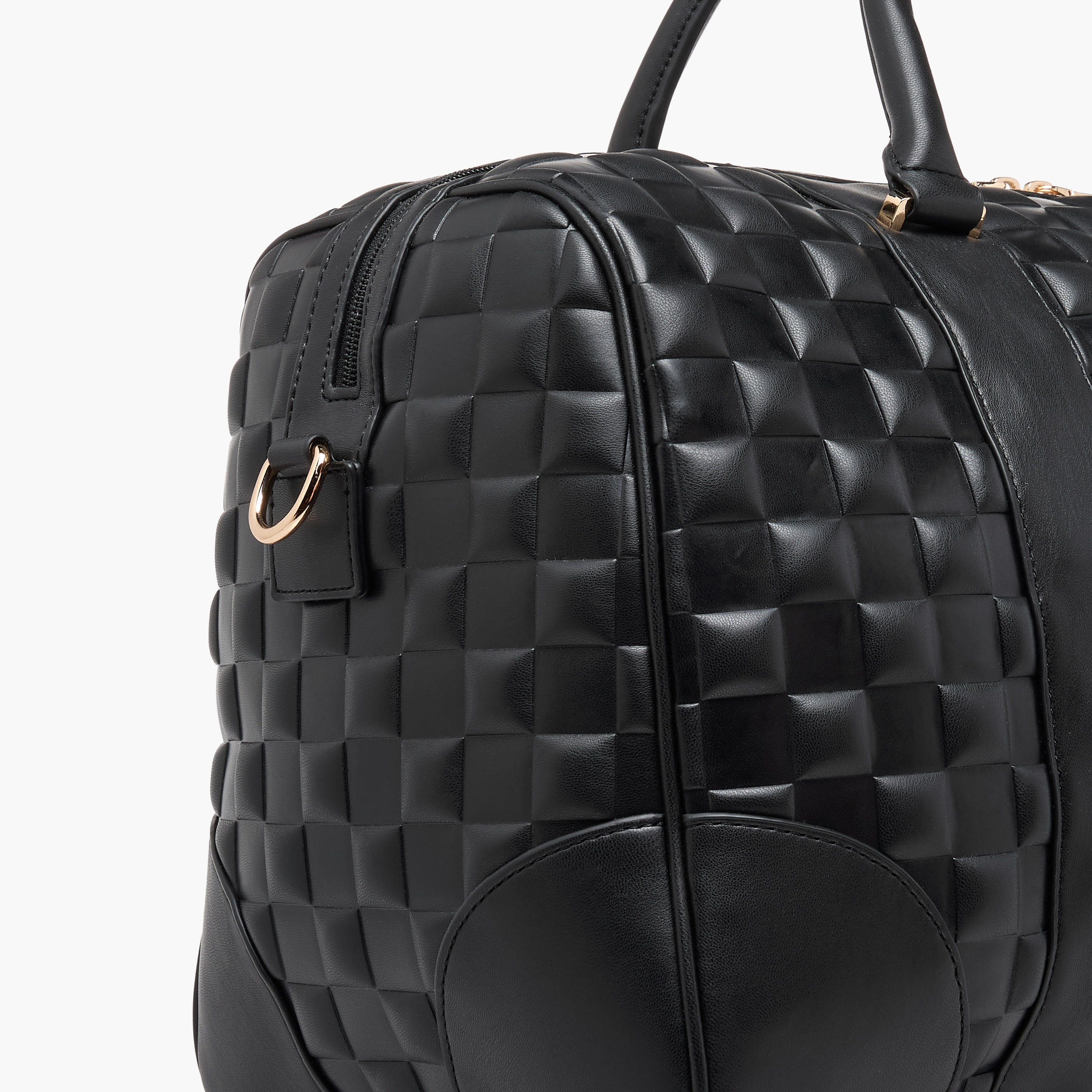Celeste Textured Duffel Bag with Detachable Strap-travel-luggagesandbags-dufflebags-image-6